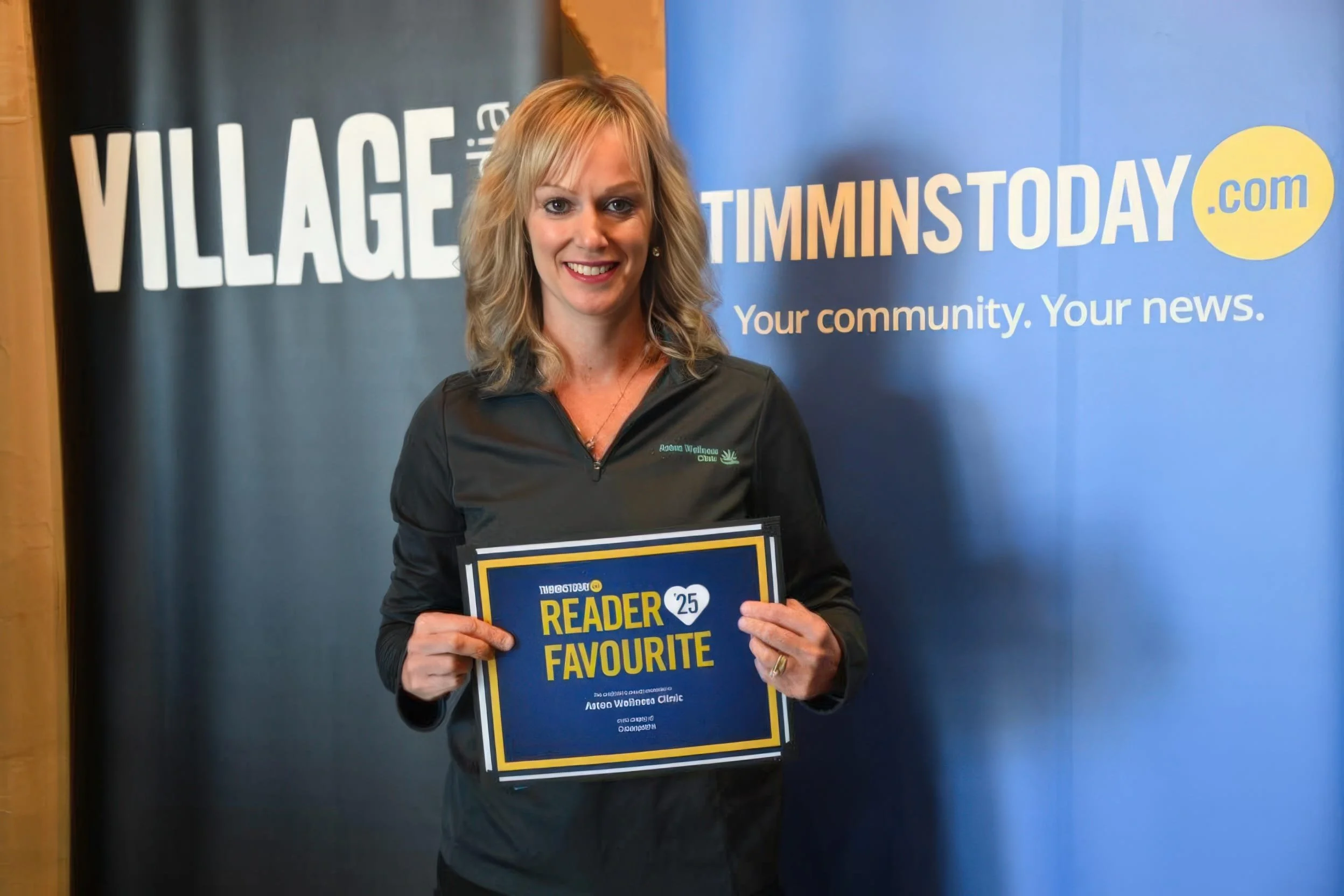 Aston Wellness Clinic wins 2025 TimminsToday.com Reader Favourite award.