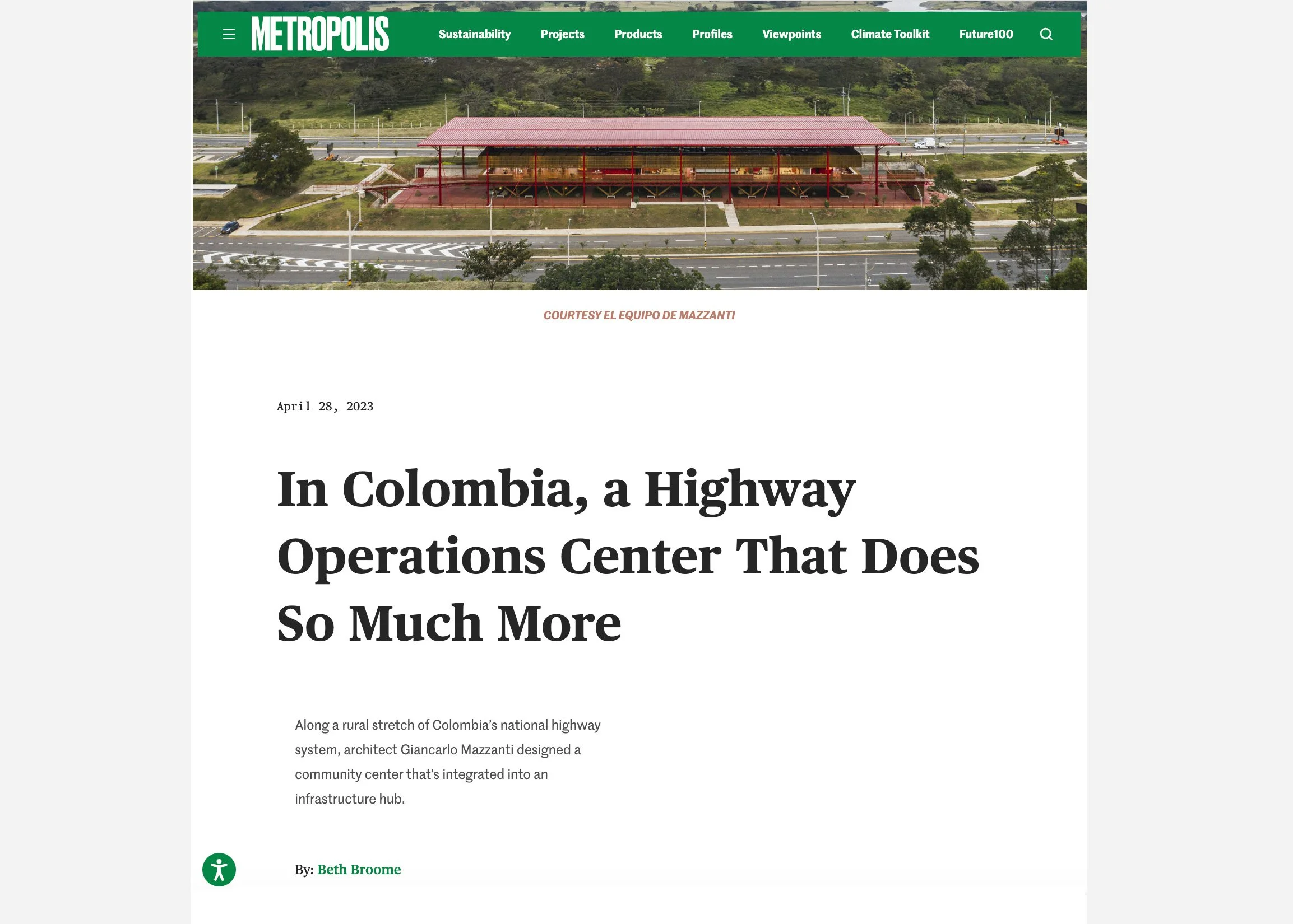 Highway Operations Center, Colombia