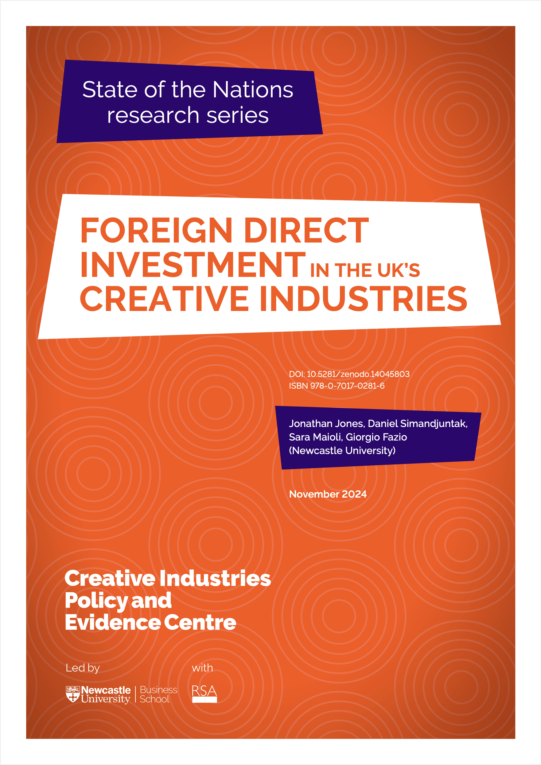 Foreign Direct Investment in the UK's Creative Industries