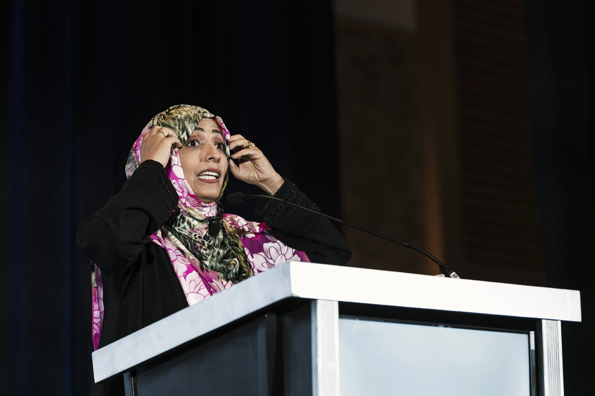 Tawakkol Karman, National Collegiate Honors Council Conference - San Diego, California 2025