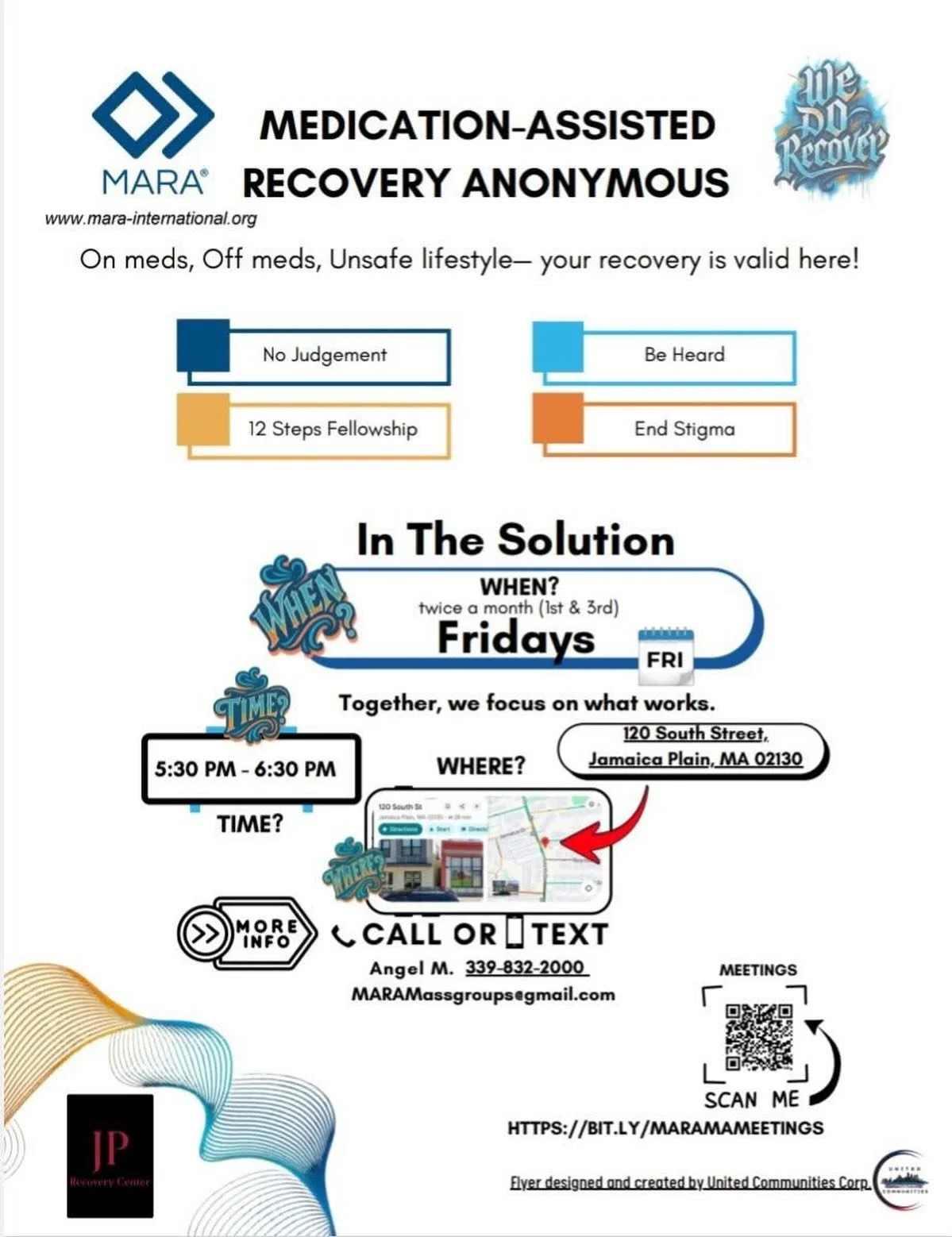 First and third Friday&rsquo;s of the month at 5:30. 

Come learn about harm reduction, acceptance and how they enhance the recovery journey. 💞💪
