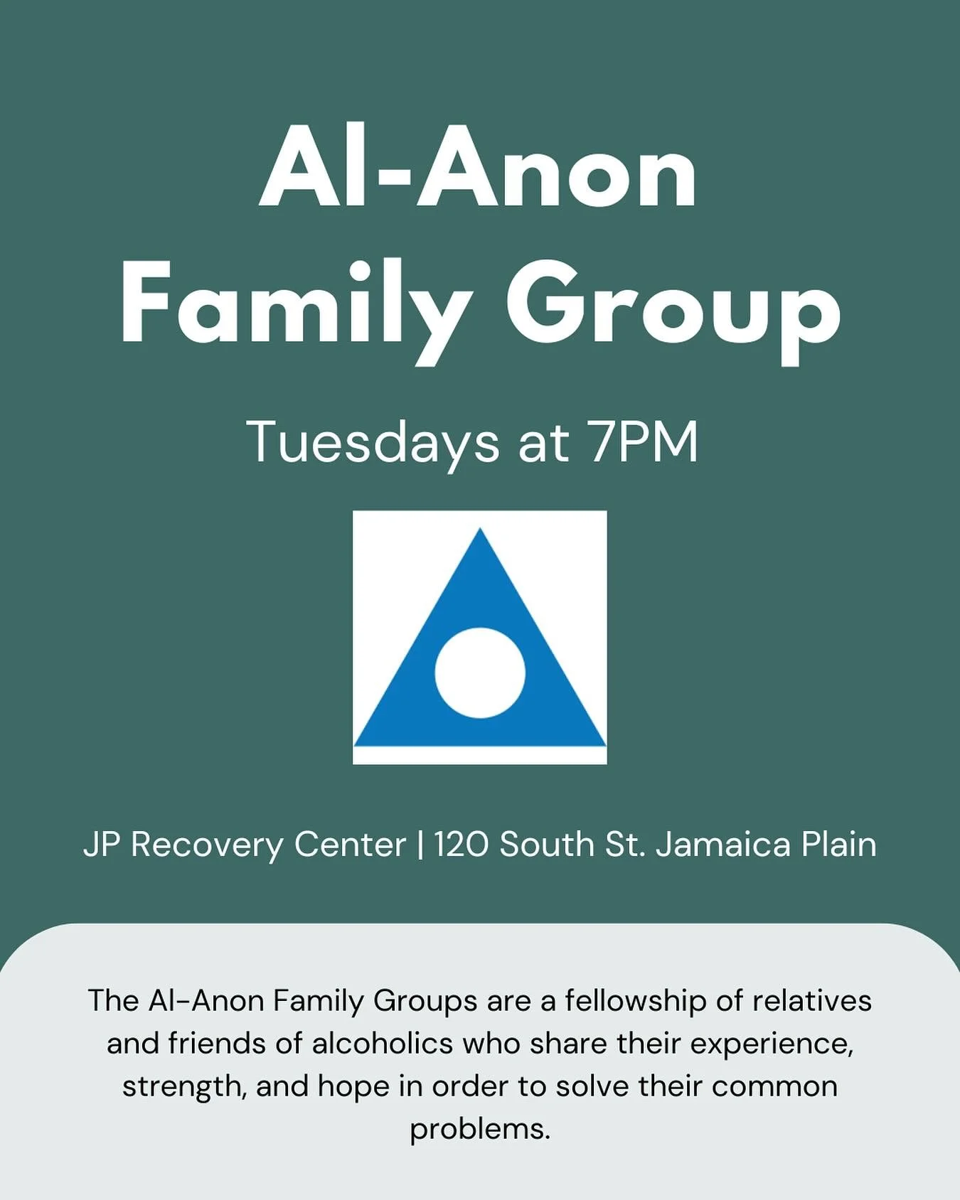 Tonight at 7:00pm. People who have suffered, whether through their own actions or suffered at the hands of a loved one&rsquo;s struggles.

ALL are welcome here! 💞🫶🏳️&zwj;🌈