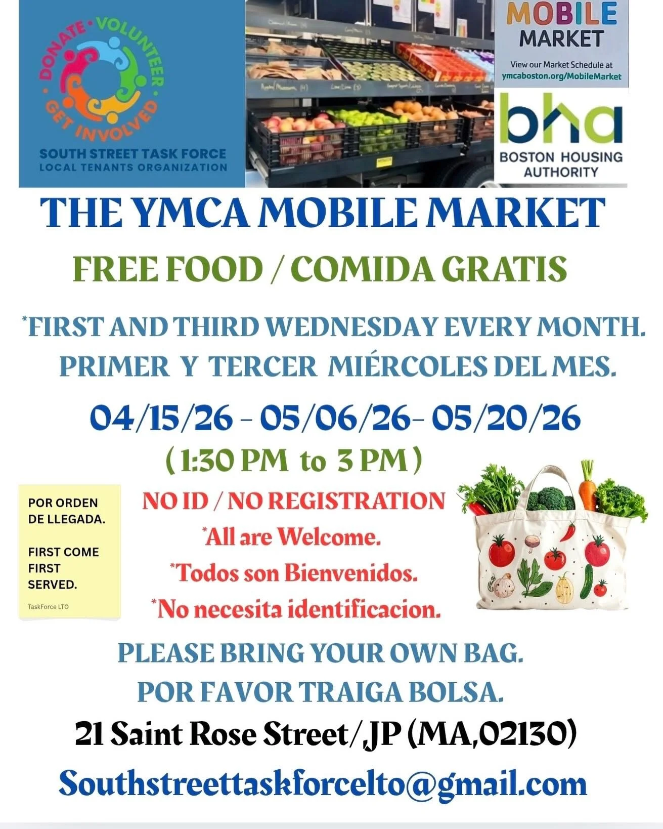 Some free local food resources for anyone in need. 💜 

Courtesy of @bostonhousingauthority &amp; South Street Task Force 💪

#community #recovery #freefood #resources #themoreyouknow