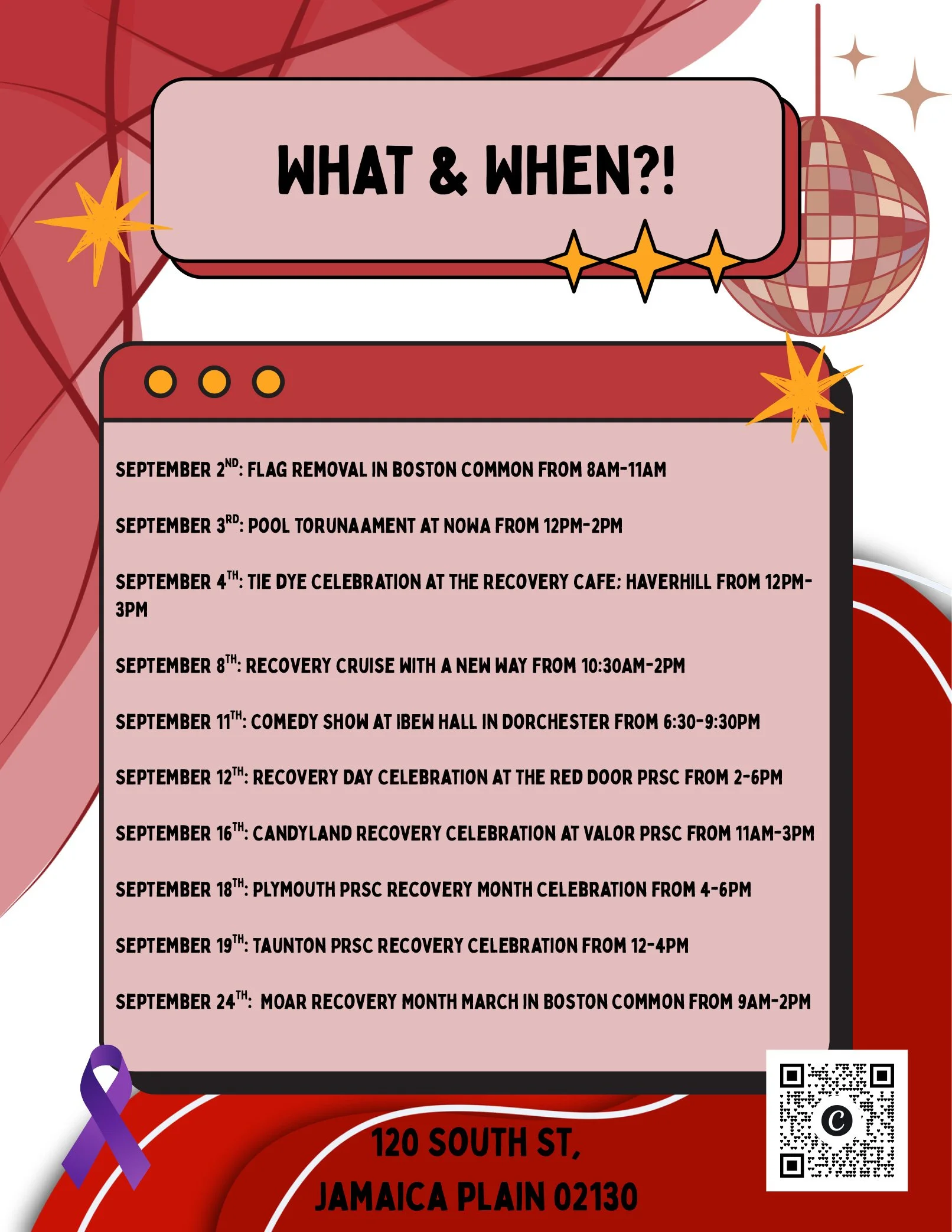 Recover Month Challenge List
