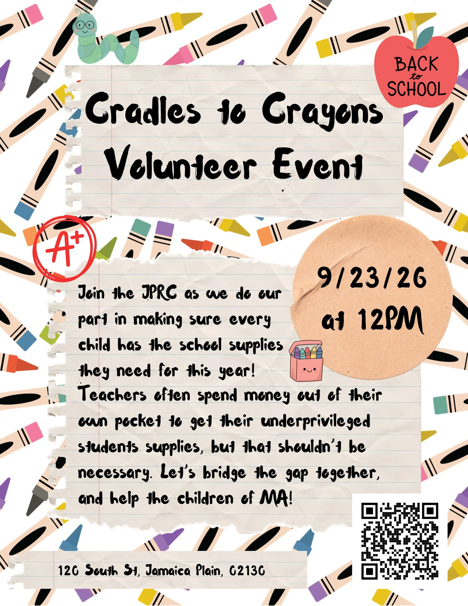 Cradles to Crayons Volunteer Event