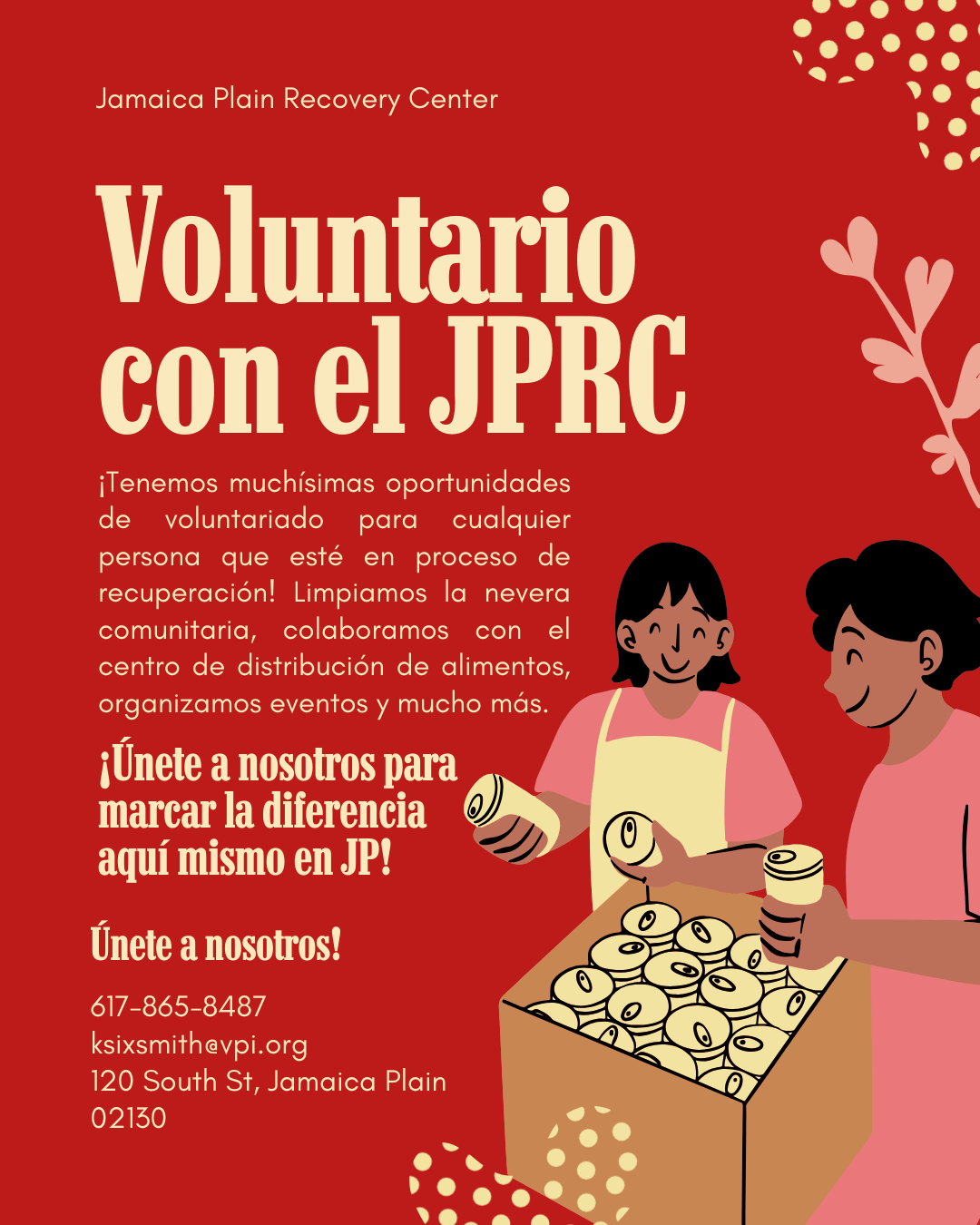 Voluntario con el JPRC