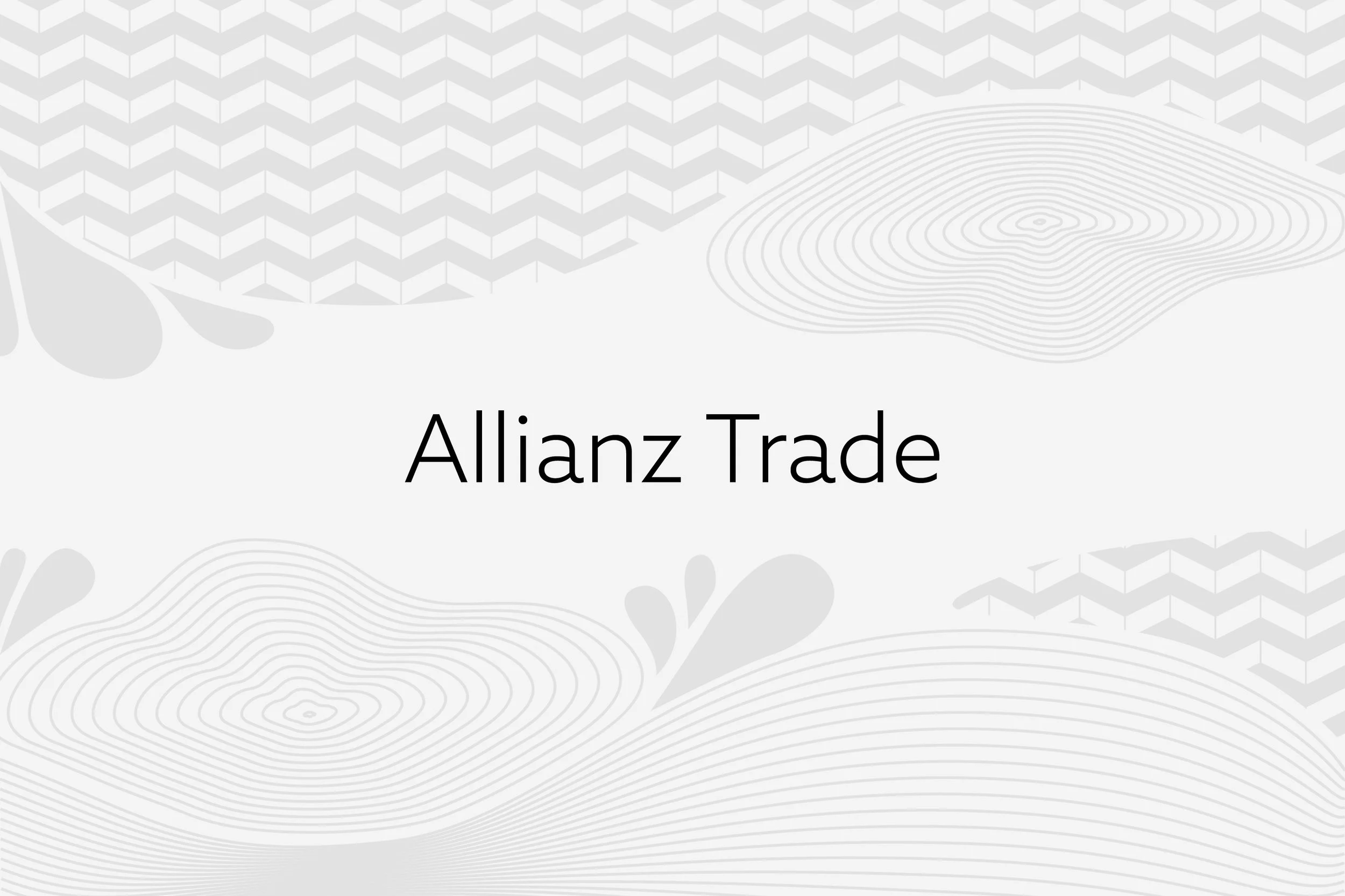 Grafisk billede til opgaver for Allianz Trade