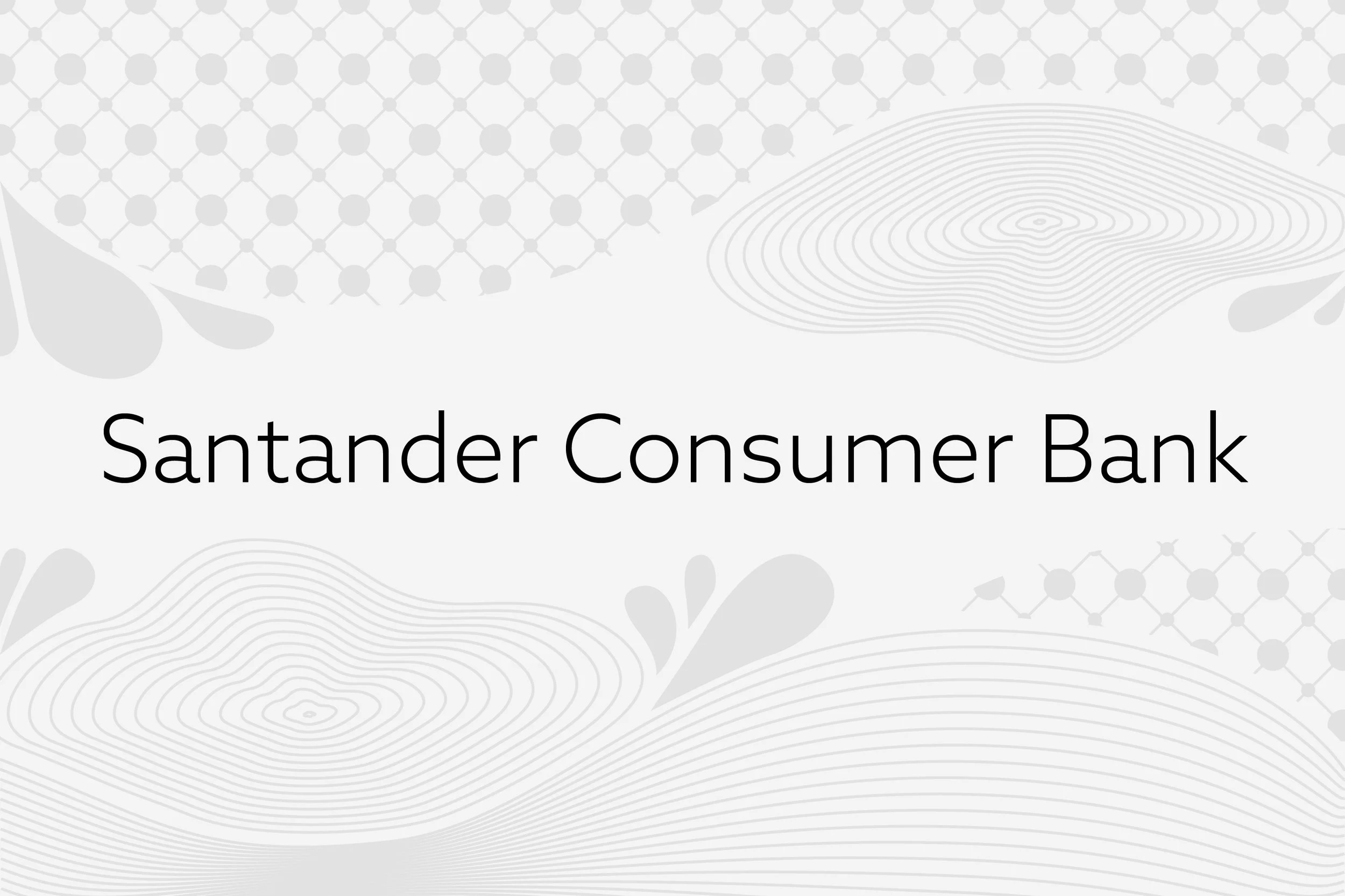Grafisk billede til opgaver for Santander Consumer Bank