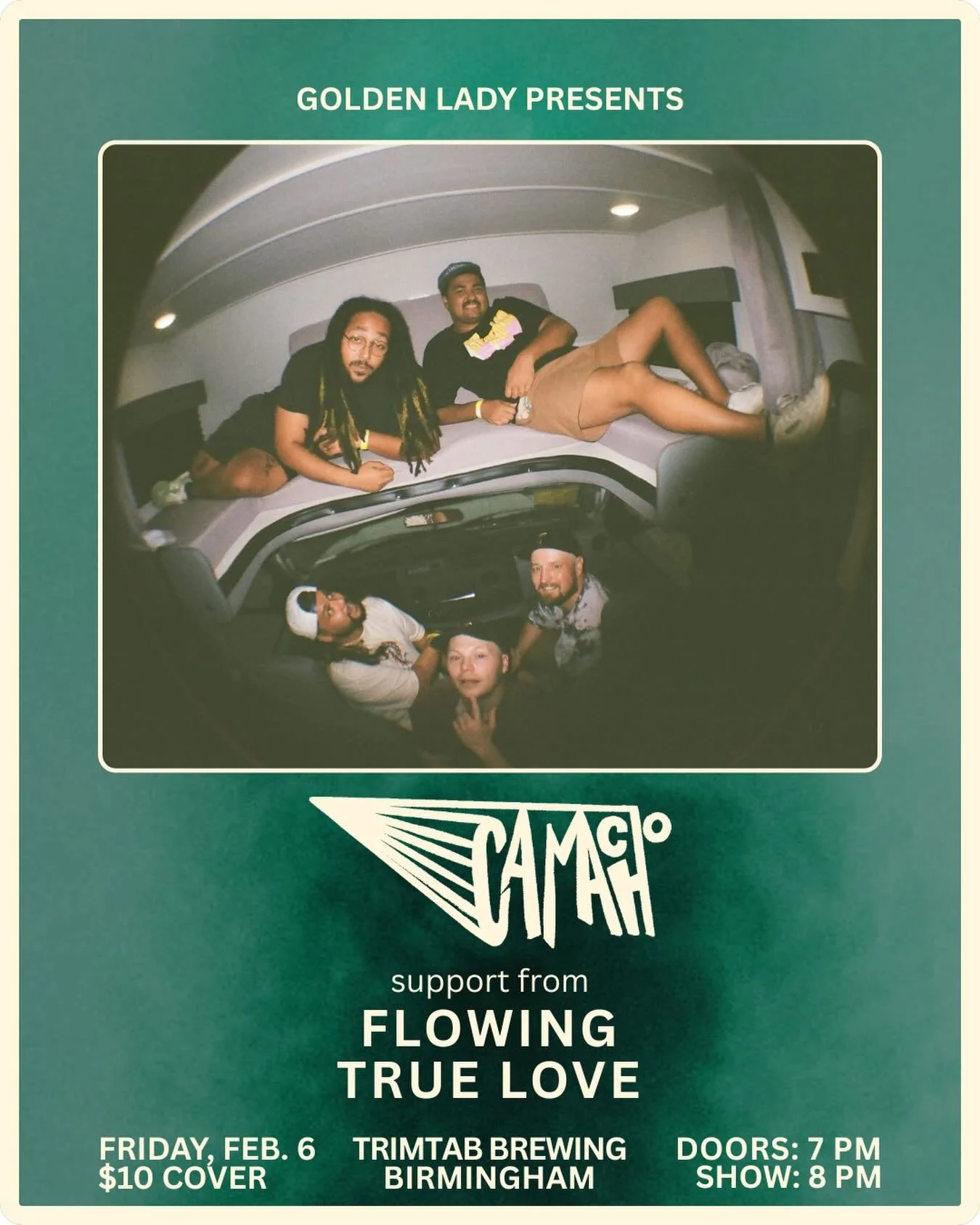 Birmingham, we&rsquo;ve missed you. We&rsquo;re coming to @trimtabbrewing Fri Feb 6 with cool bands @flowingisaband and @1.800.true.love and want you to see/hear what we&rsquo;ve been up to. Tell your friends and bring good energy, we can&rsquo;t wai