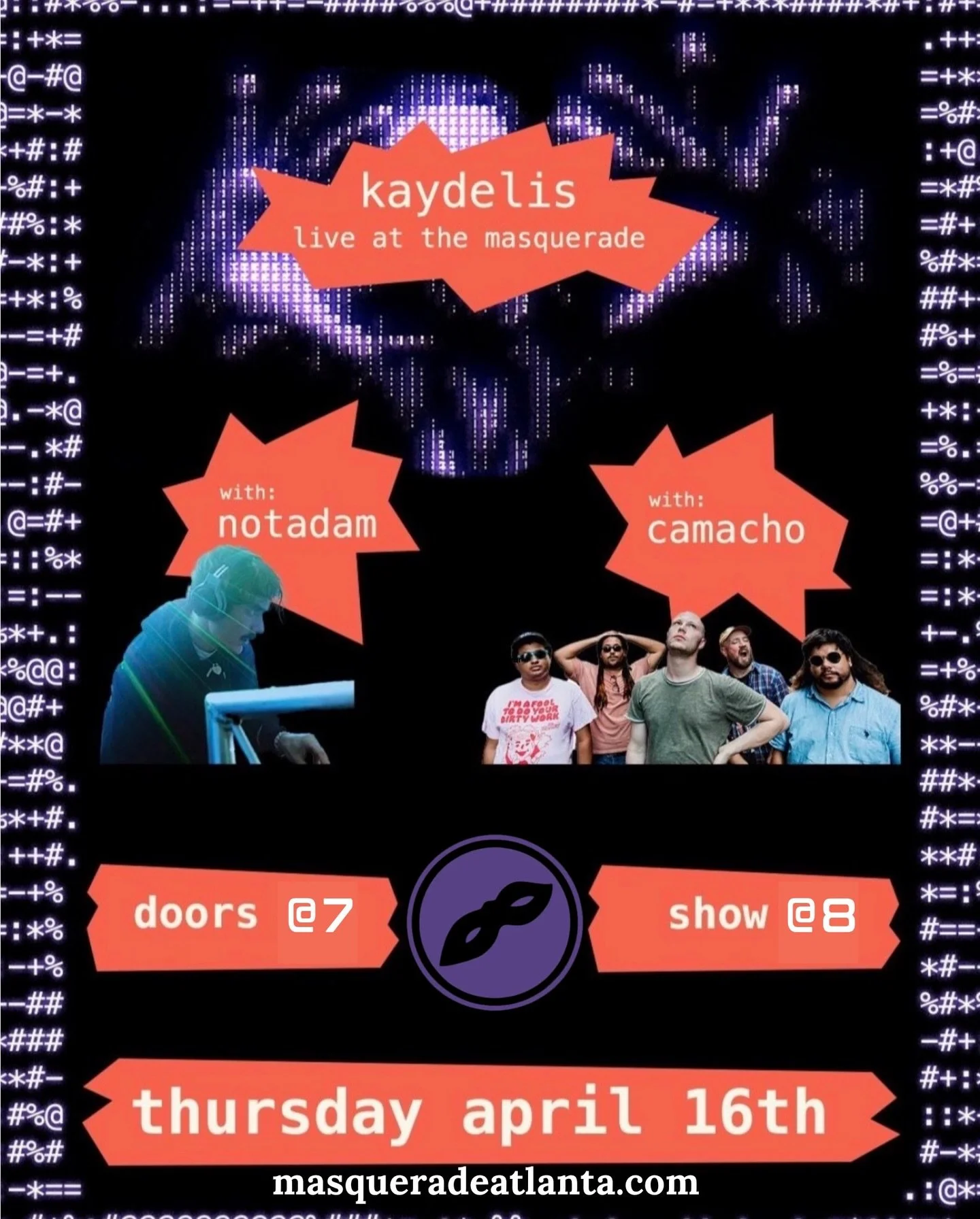 TONIGHT WE&rsquo;RE IN ATLANTA! Be there @masquerade_atl (ALTAR stage) show starts 8pm, with @kaydelismusic &amp; @notalowe and would love to see some of your beautiful faces out there. #tonight #atlanta #atlantamusic #livemusic #masquerade