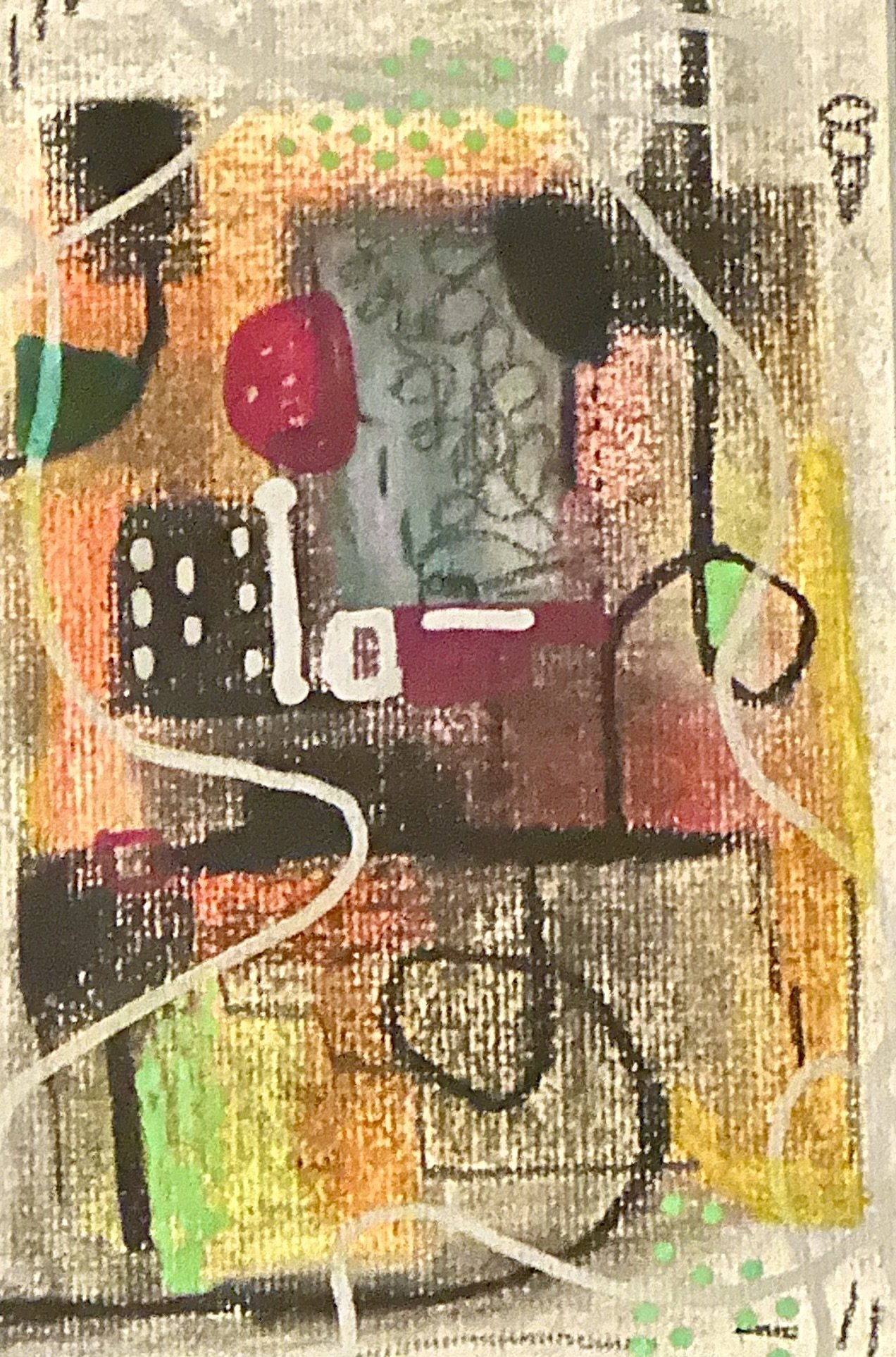 Cherries Jubilee
10" x 12"
Pastel on paper (framed)
