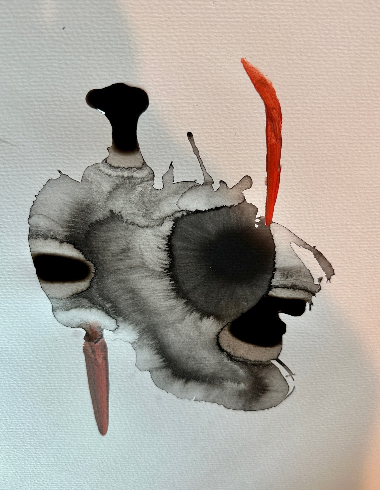 Argggh!
6” x 8” 
India ink on paper