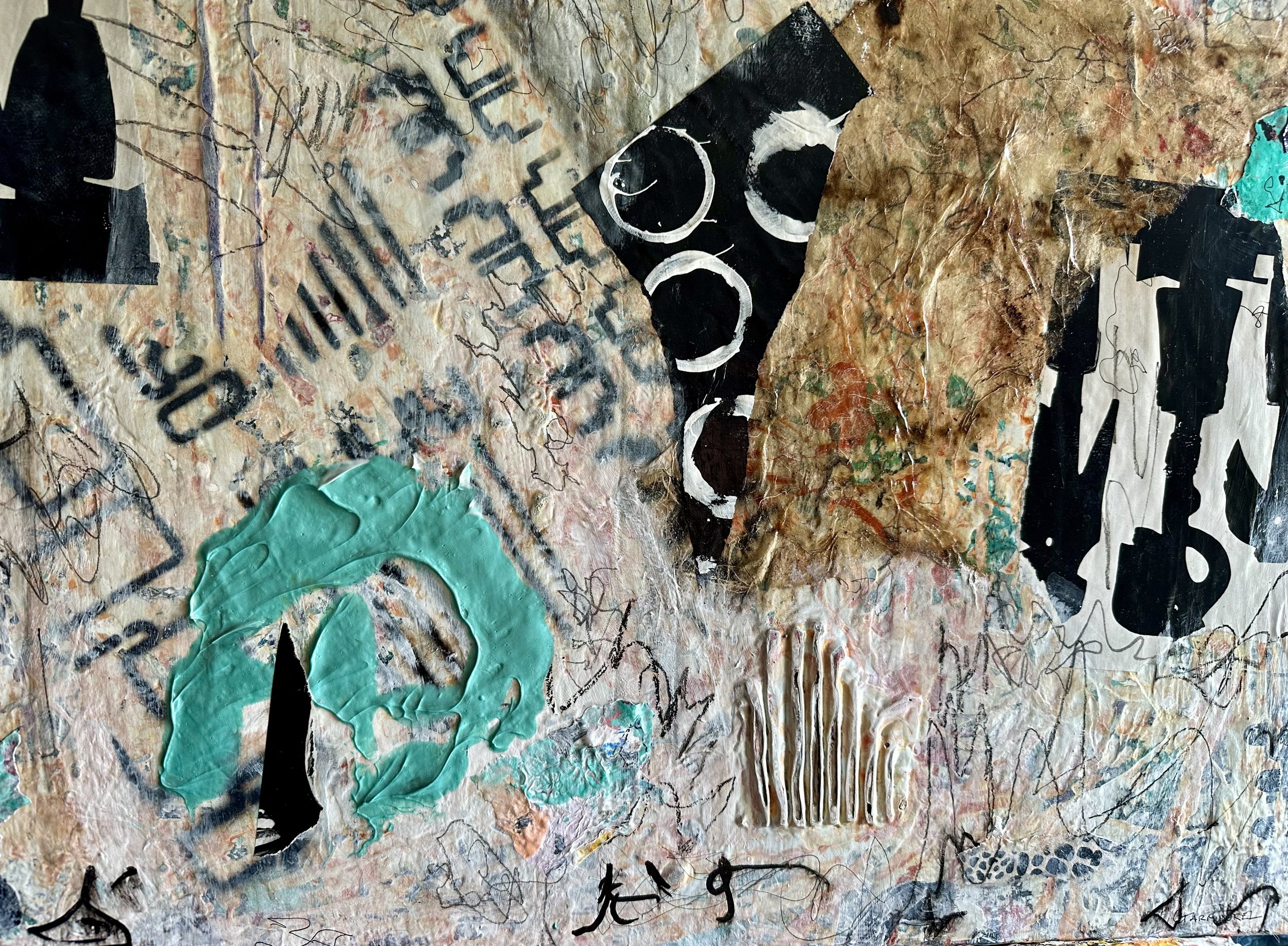 Green Castle
24” x 16”
Mixed media and acrylic on framed canvas