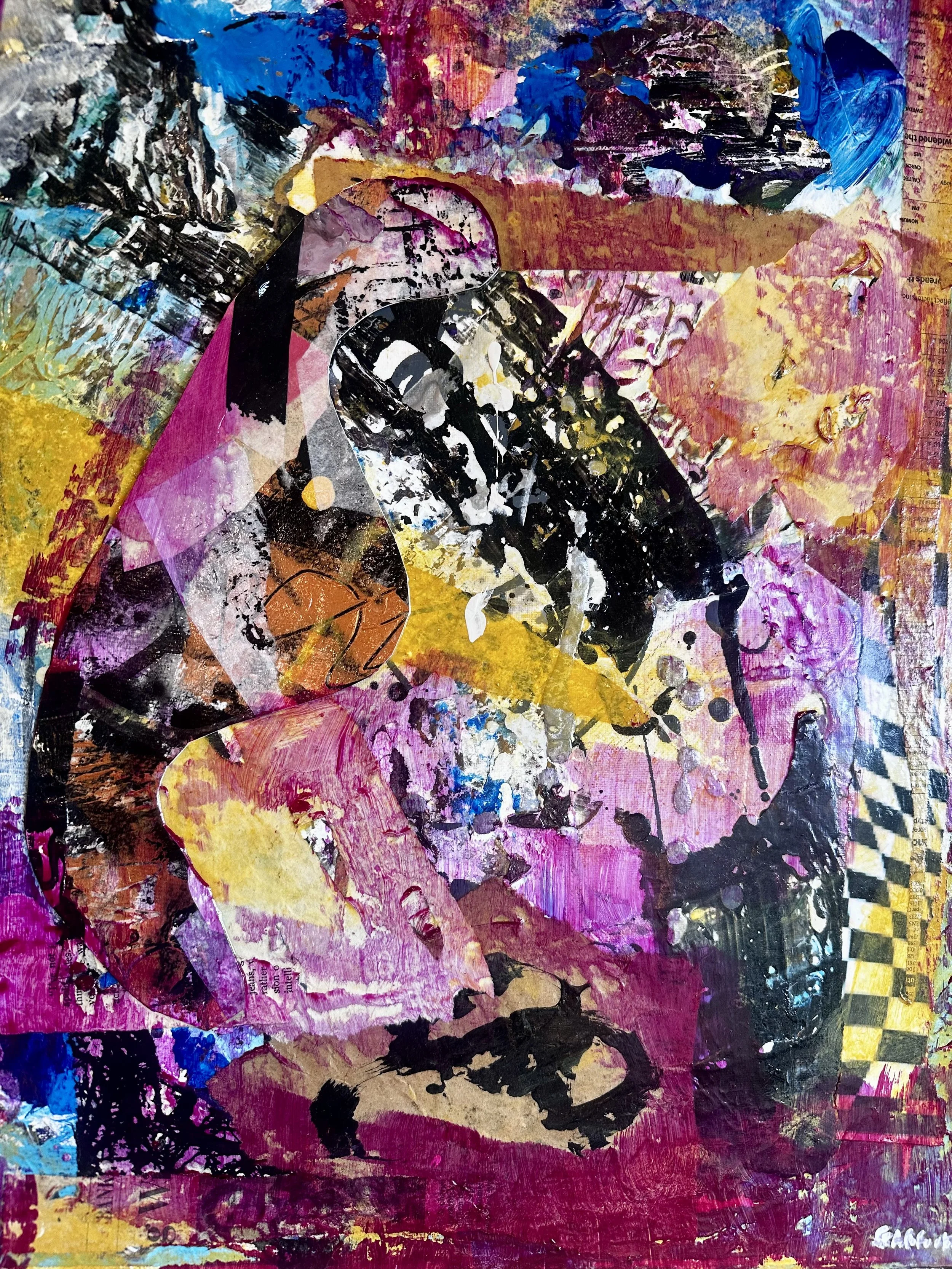 Jam Up and Jelly Tight
12" x 20"
Mixed Media and acrylic on framed canvas



