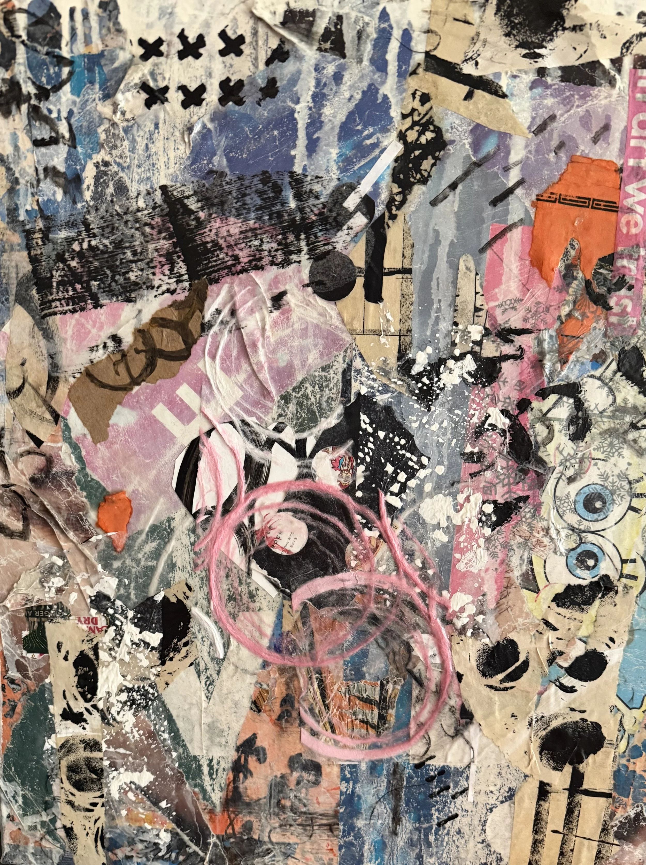 Ambrosia
16” x 20”
Mixed media and acrylic on framed canvas
