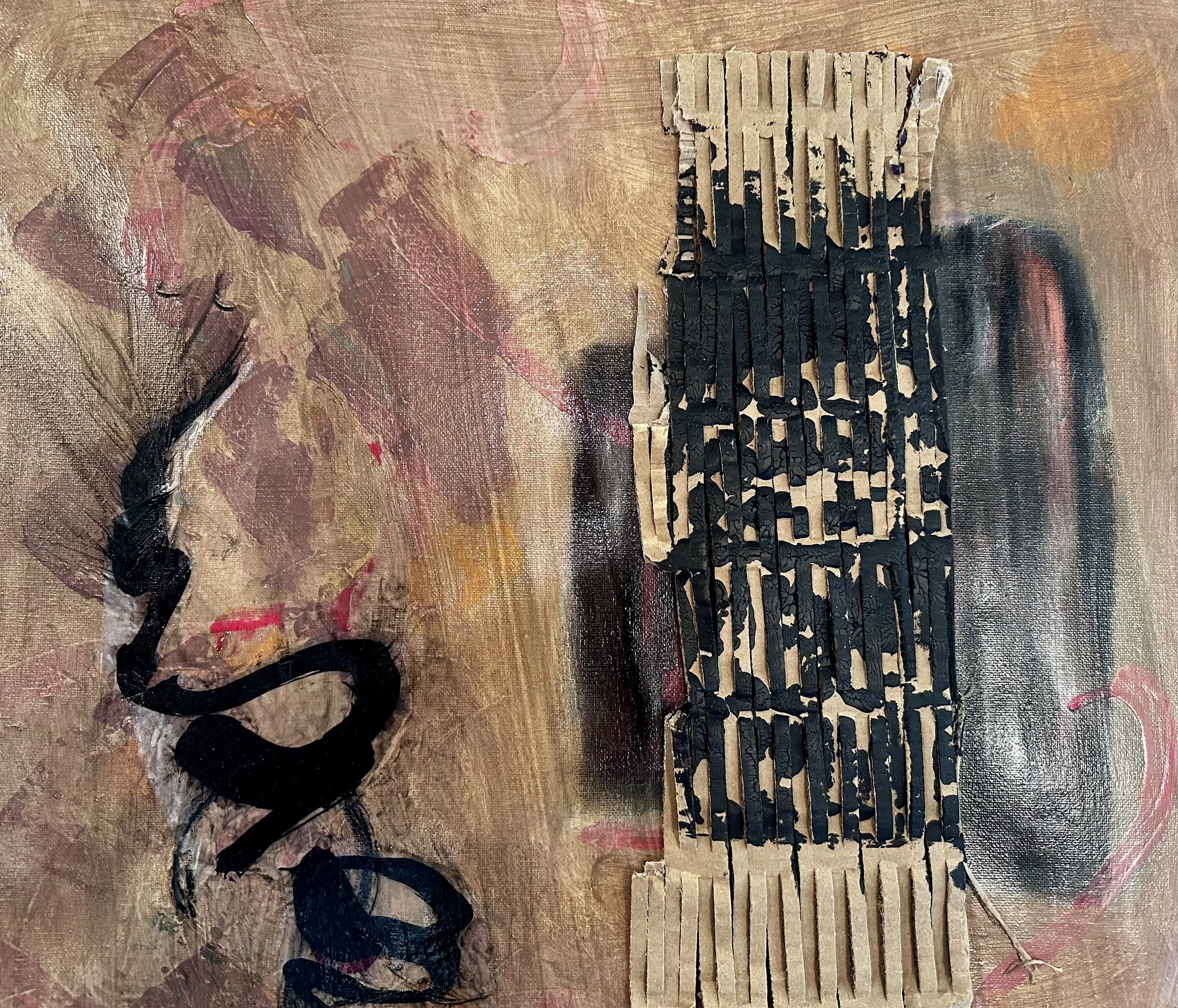 Urban Newal 
20” x 20”
Mixed media and acrylic on framed canvas