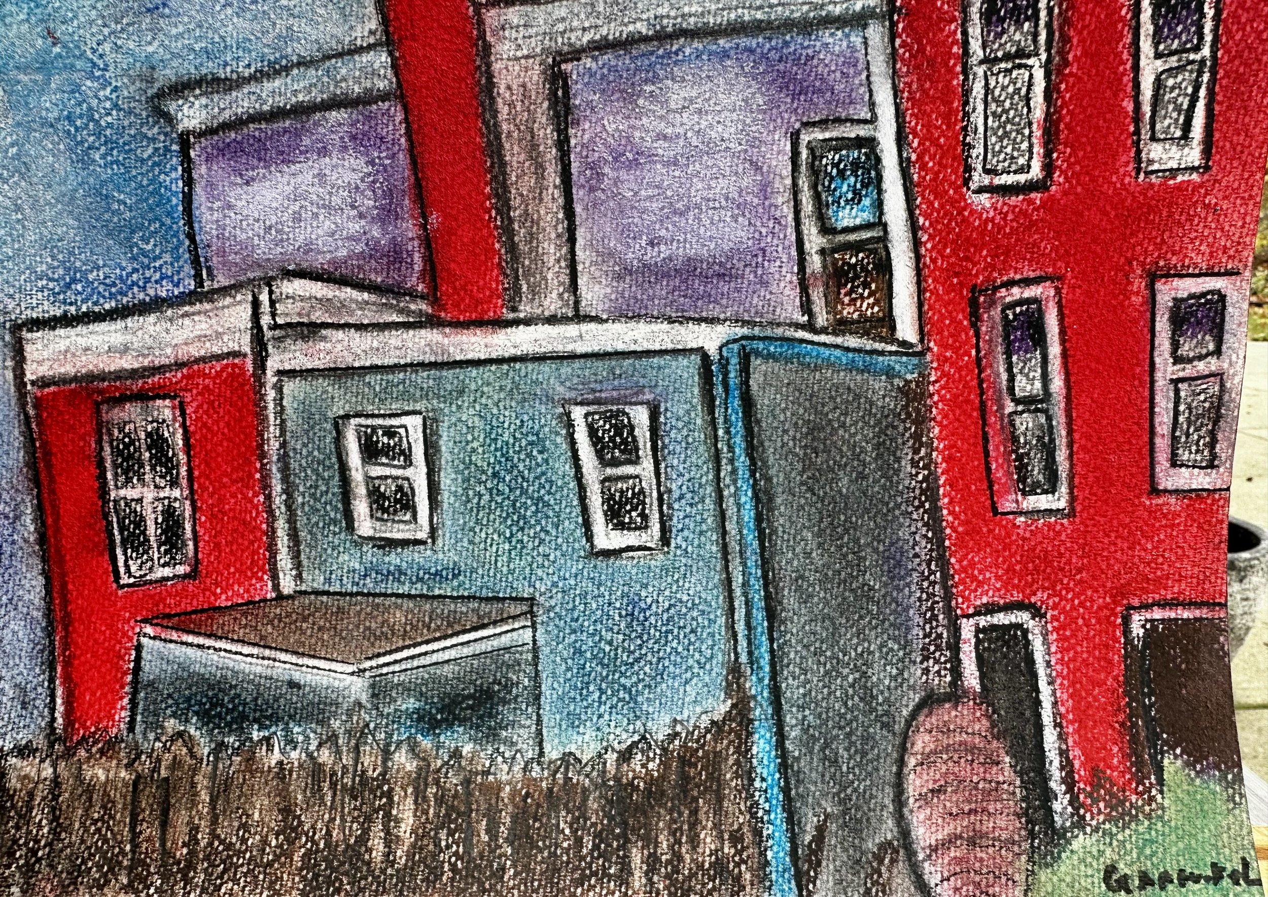 Newfoundland
8”  x 12"
Pastel  on paper