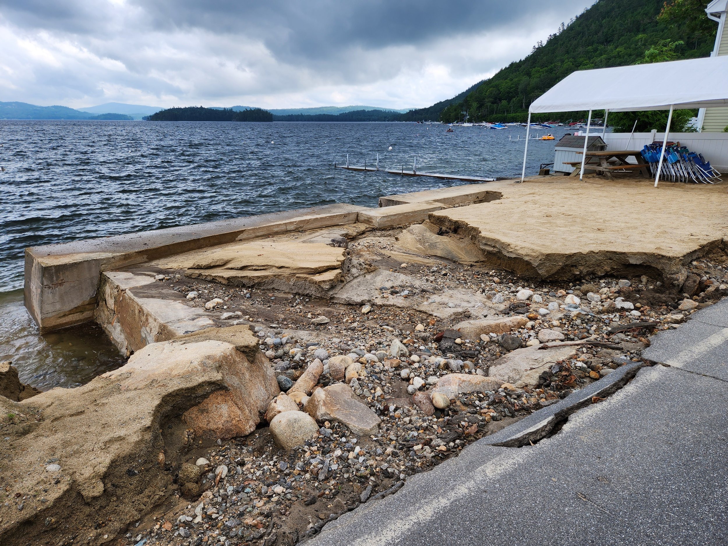 Flash flooding damage, Bristol, June 26, 2023