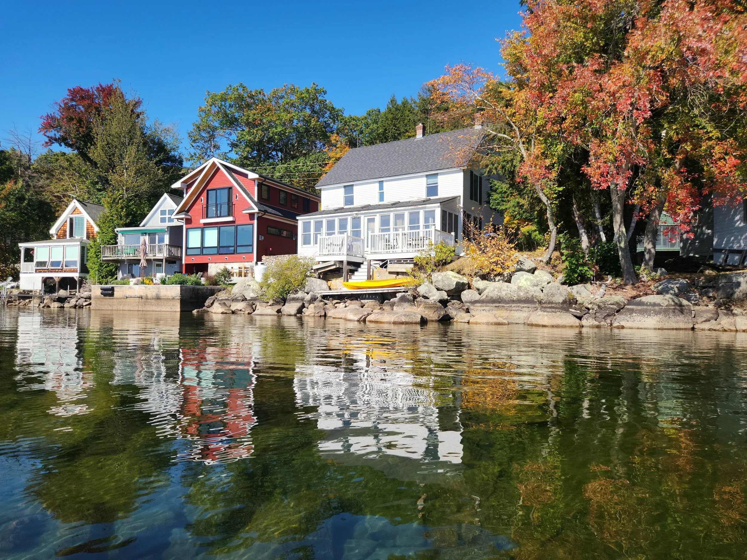 Kayaking view, Hebron, September 29, 2025