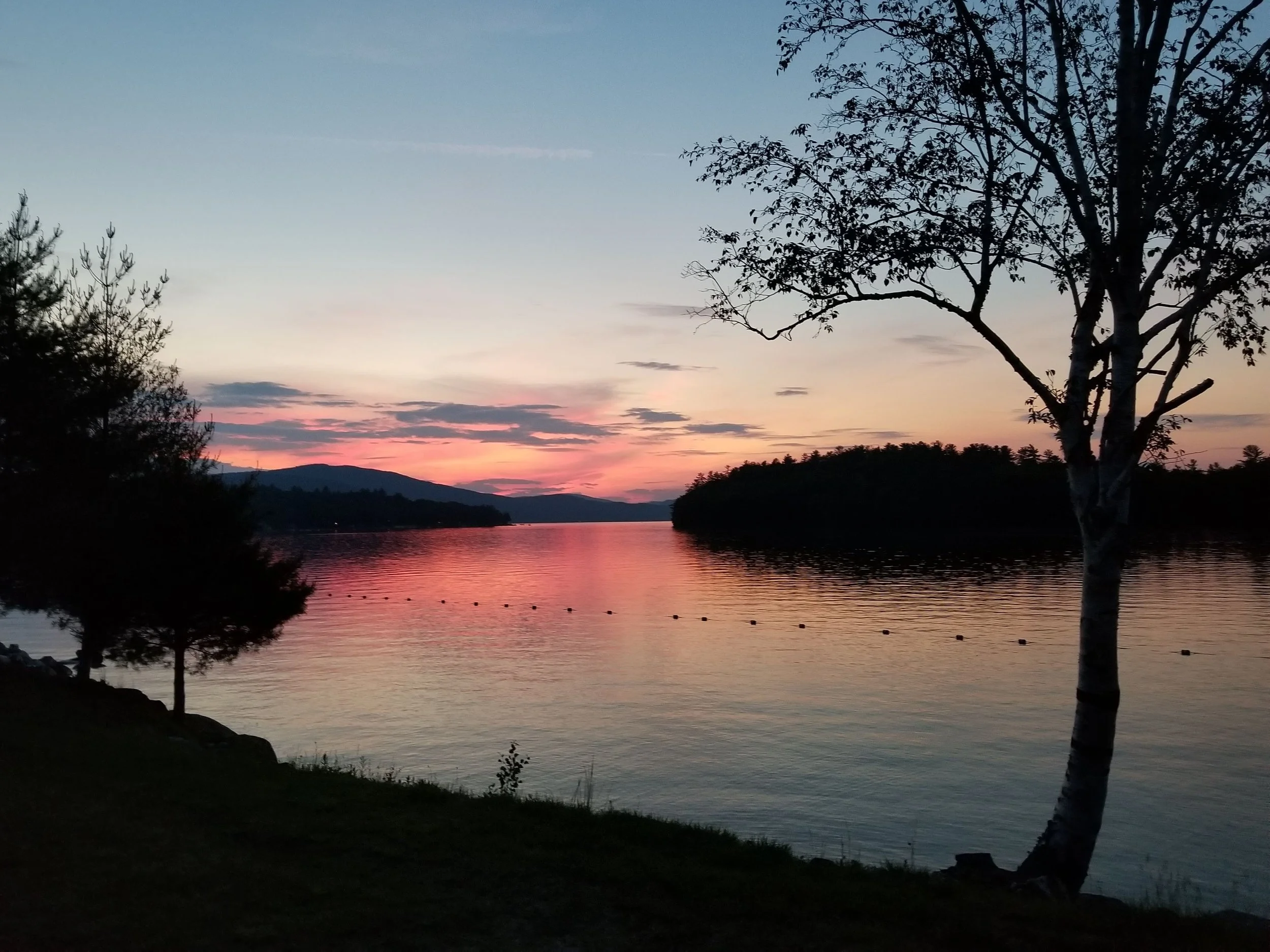 Sunset in Bristol the day we moved from New Jersey to New Hampshire, June 7, 2021 