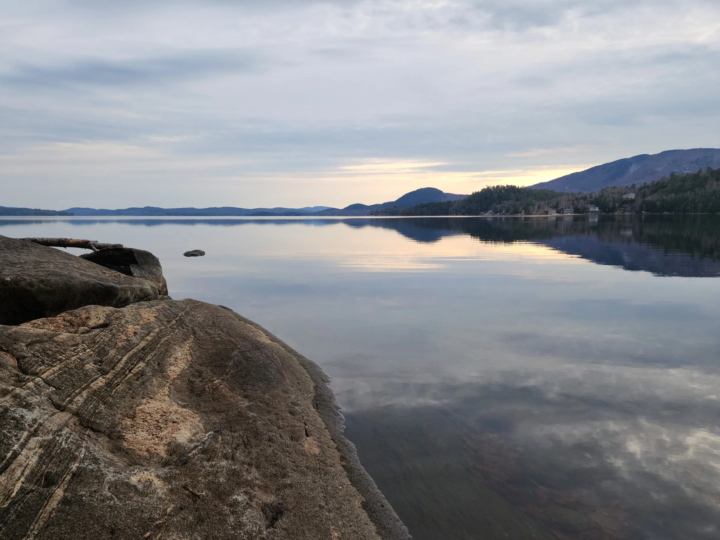View from Paradise Point Wildlife Sanctuary in Hebron, December 1, 2023