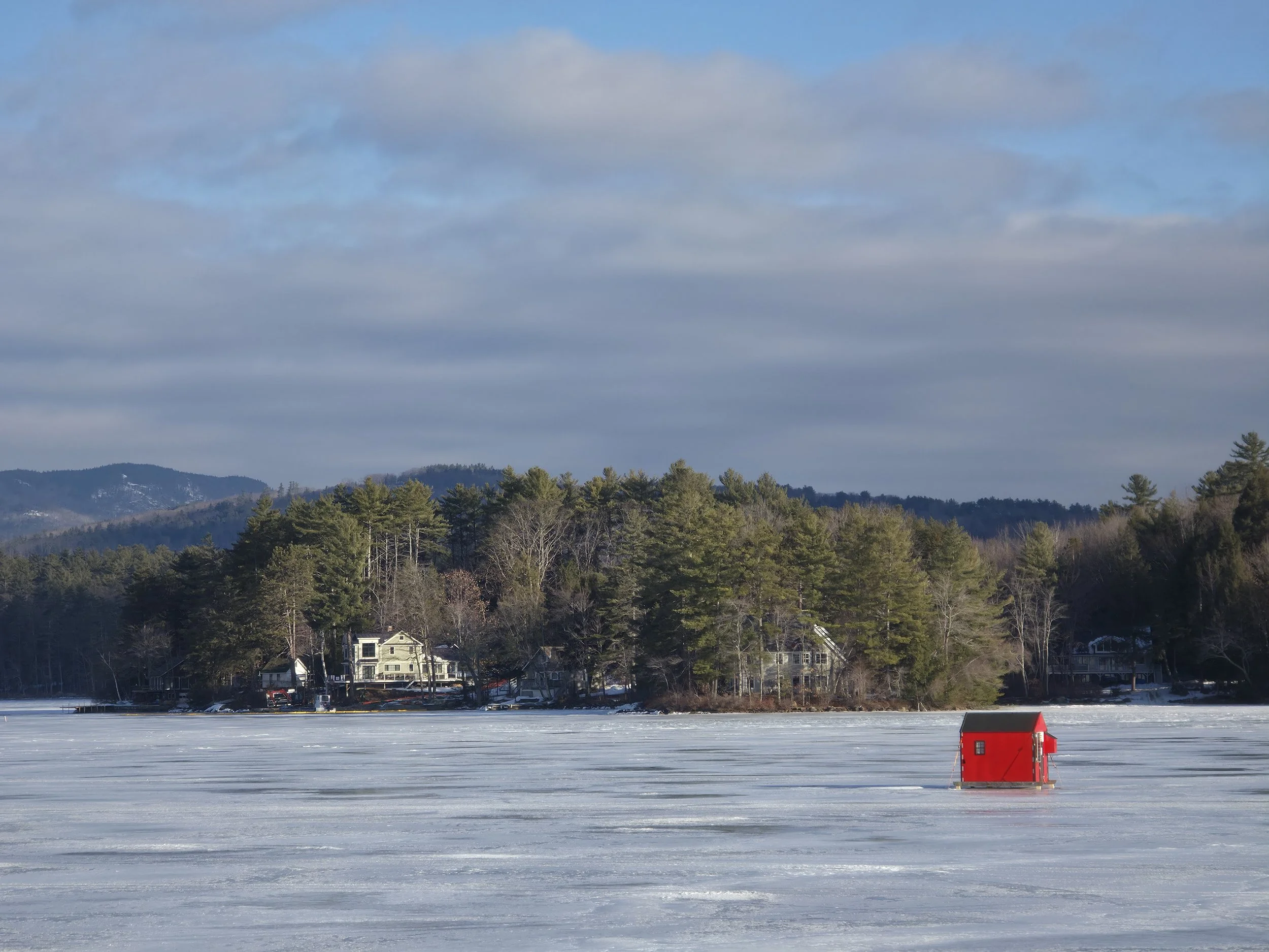 Ice fishing shanty, Bristol, January 13, 2026