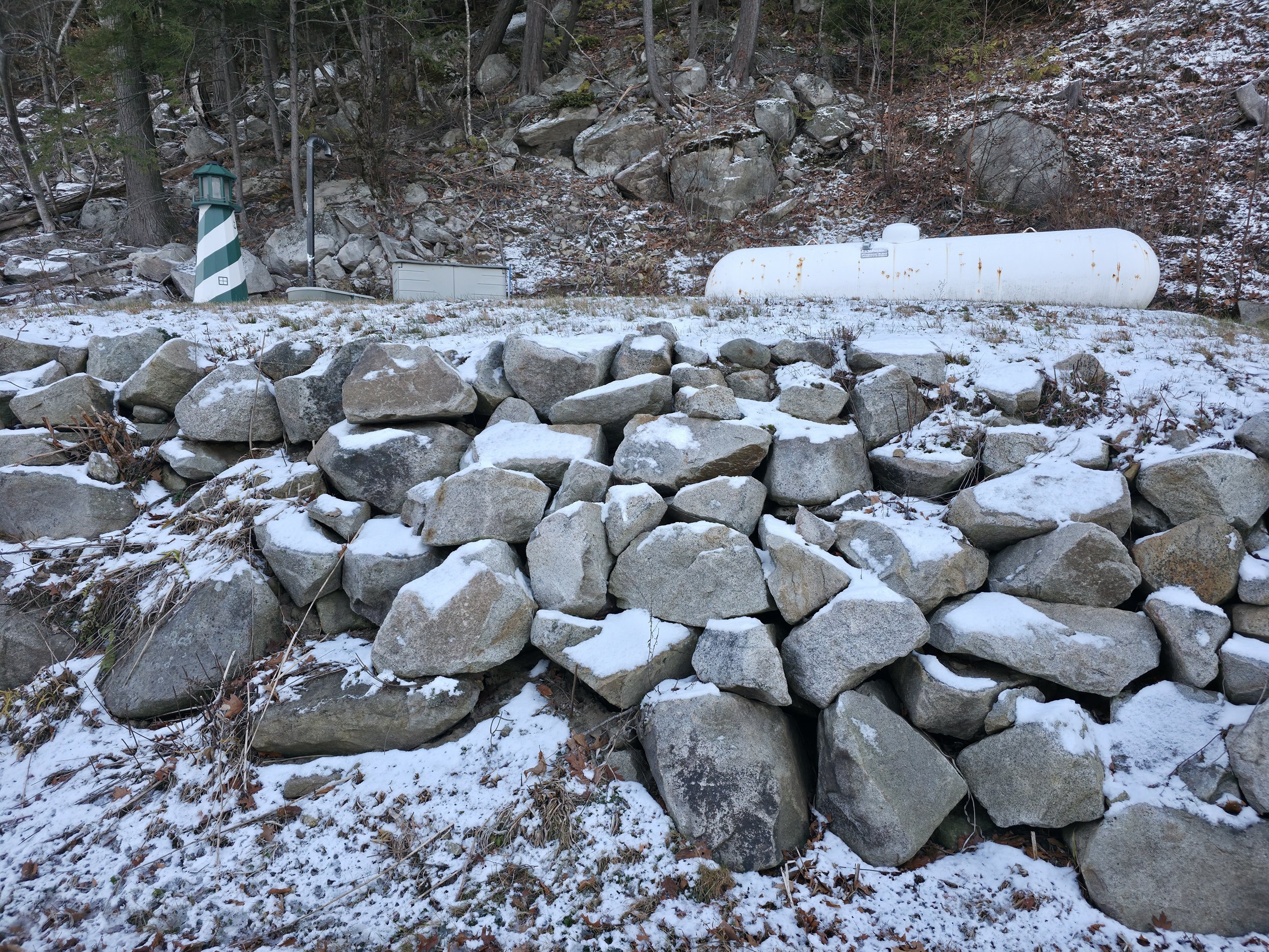 Near the lake along West Shore Road, Alexandria, December 1, 2025