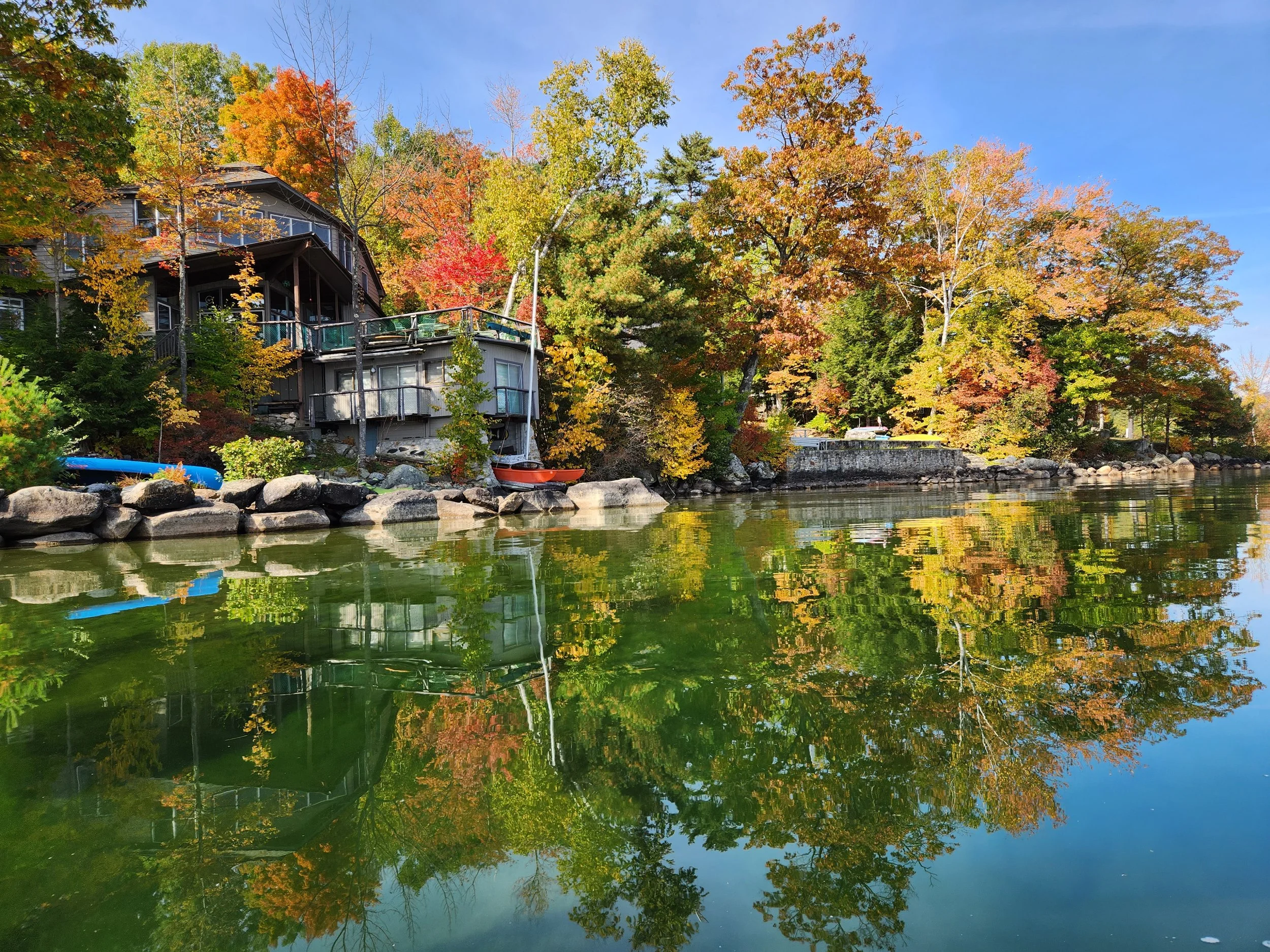 Kayaking view, Bristol/Hebron border area, October 12, 2022