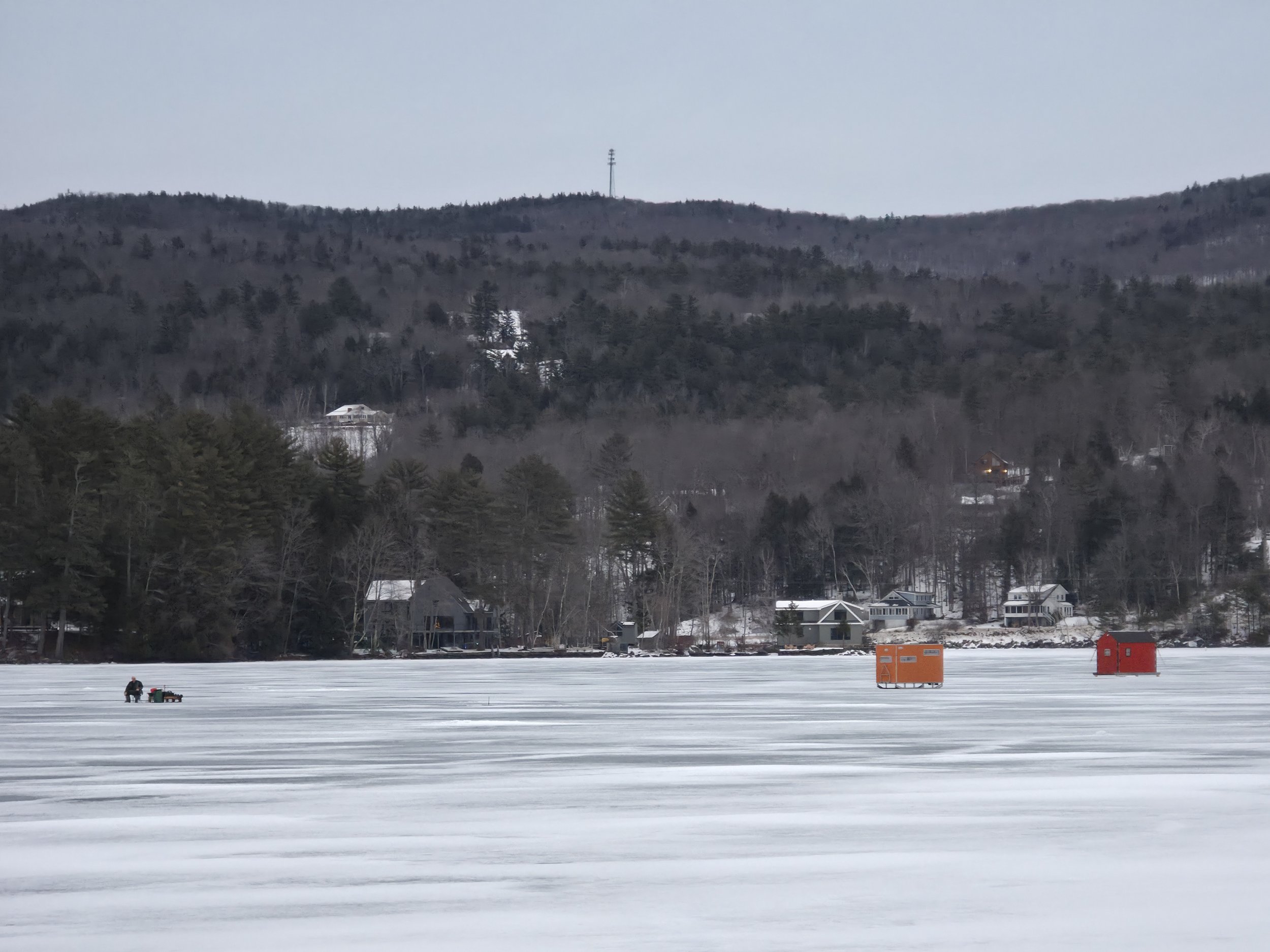 Ice fisherman, Bristol, January 10, 2026