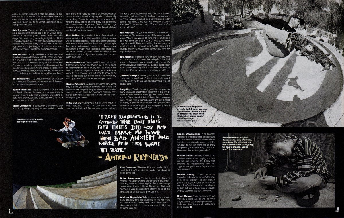 Skaters and Drugs, Spread 5 (Copy)