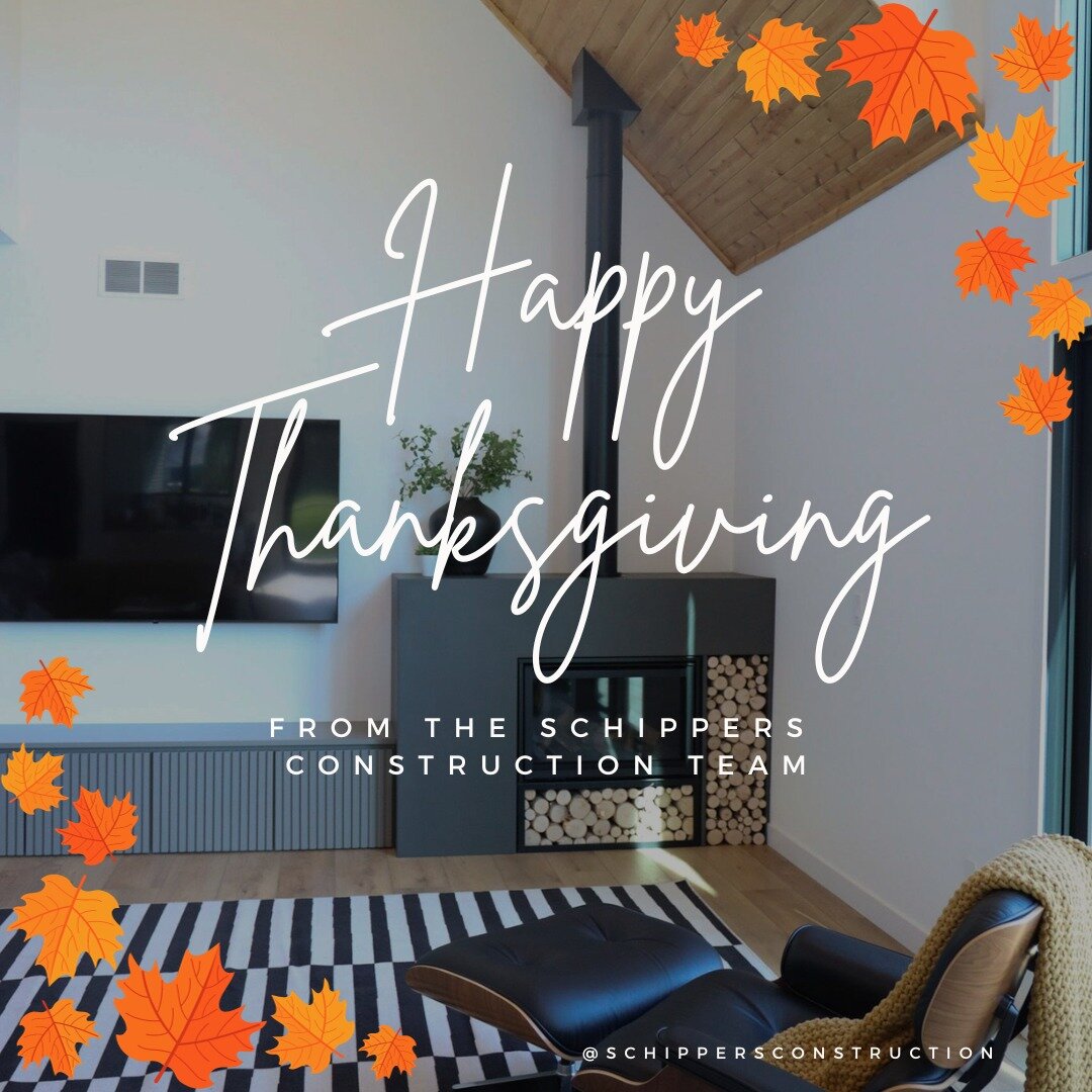 This Thanksgiving, we find ourselves filled with gratitude for clients like you. Your loyalty and trust inspire us every day, and for that, we are grateful. Wishing you and your family a happy Thanksgiving! 

#schippersconstruction #westmichigan #tha
