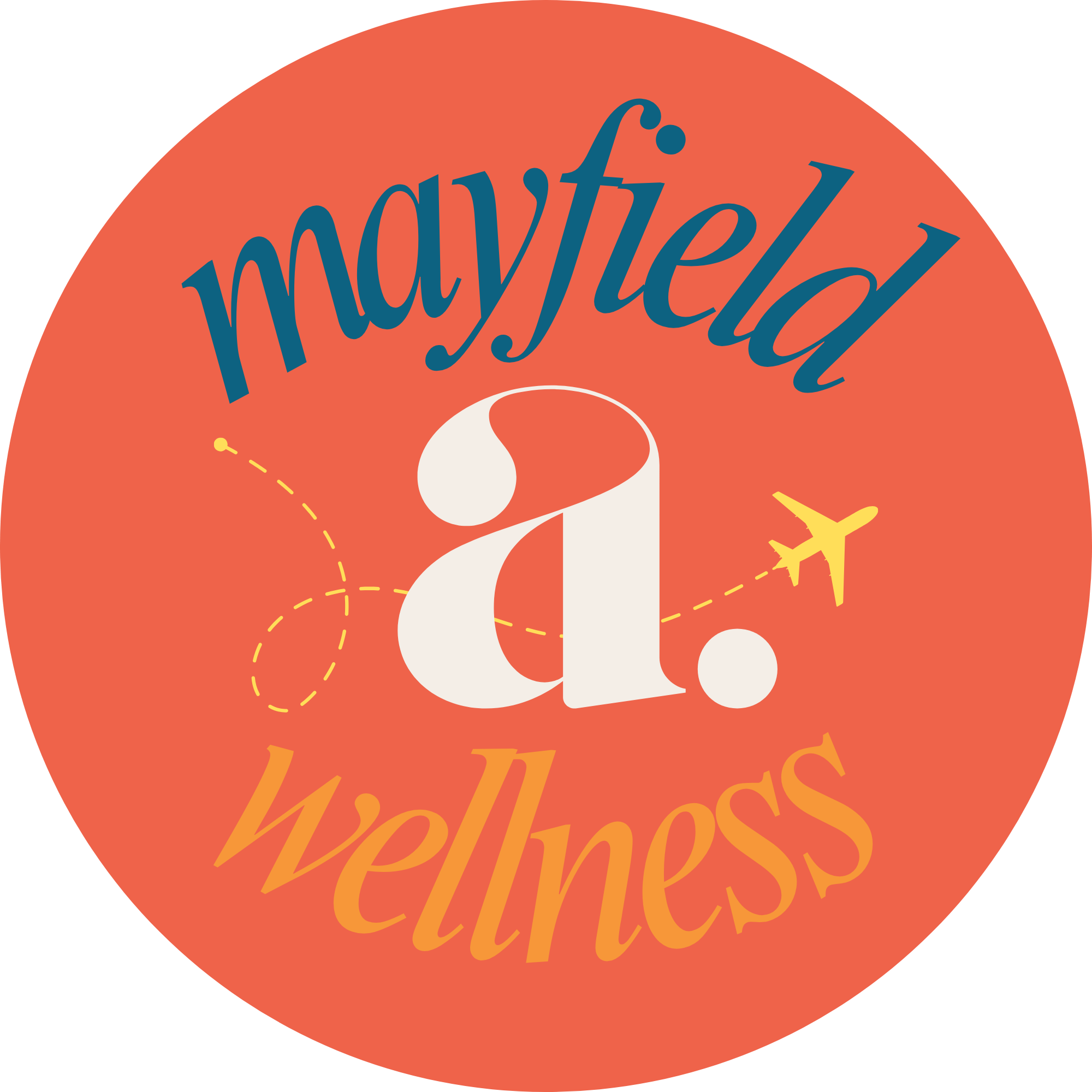 A Mayfield Wellness Logo Orange