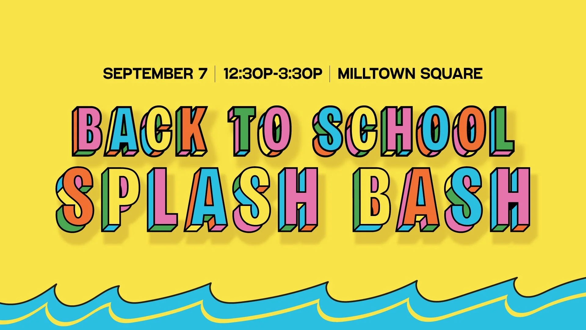 Back to School Splash Bash