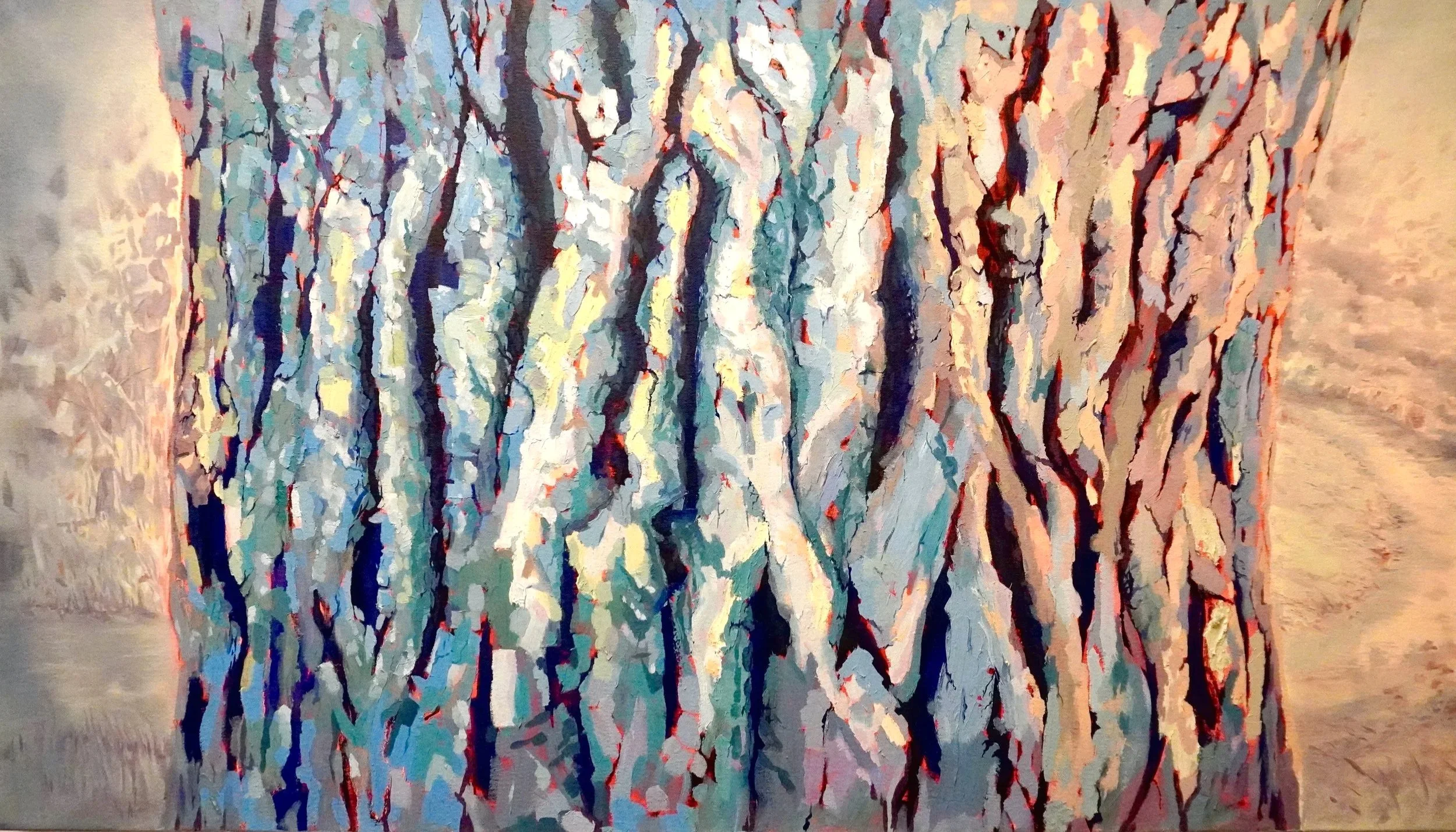Agent of the Pastoral.
oil on canvas. 
32 x 56 in. 2024.