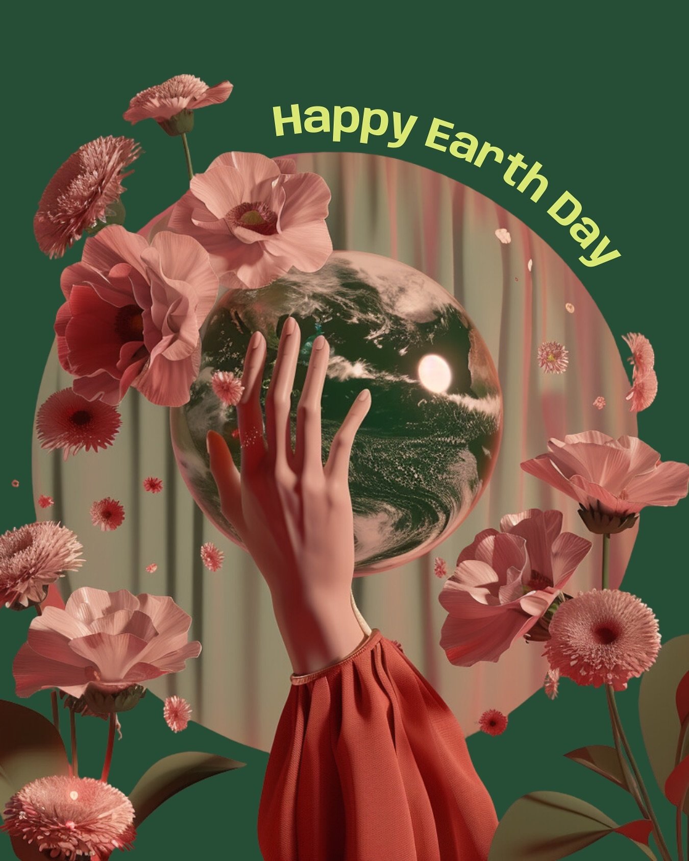Happy Earth Day 🌎 🌸 🌺 

#earthday #planetearth #conceptart #midjourney