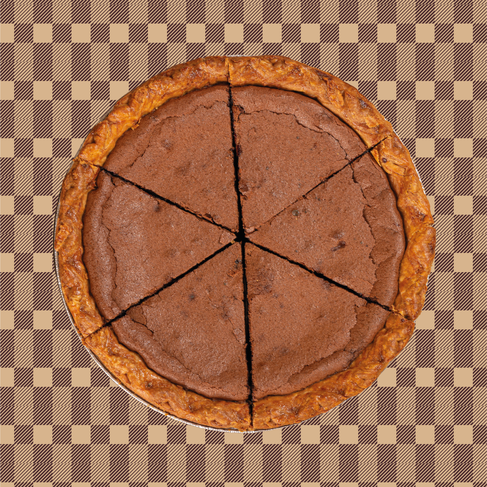 Chocolate Pecan Chess Pie