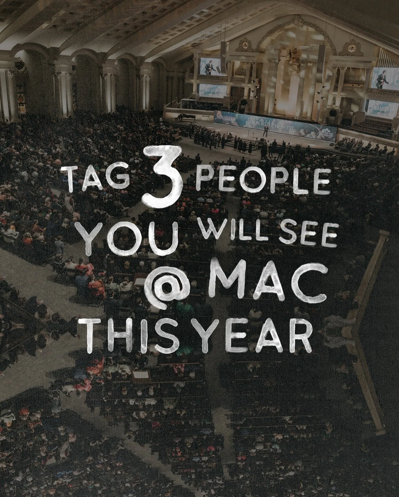 Tag 3️⃣ people YOU will seee at MAC this year!🙂&zwj;↕️