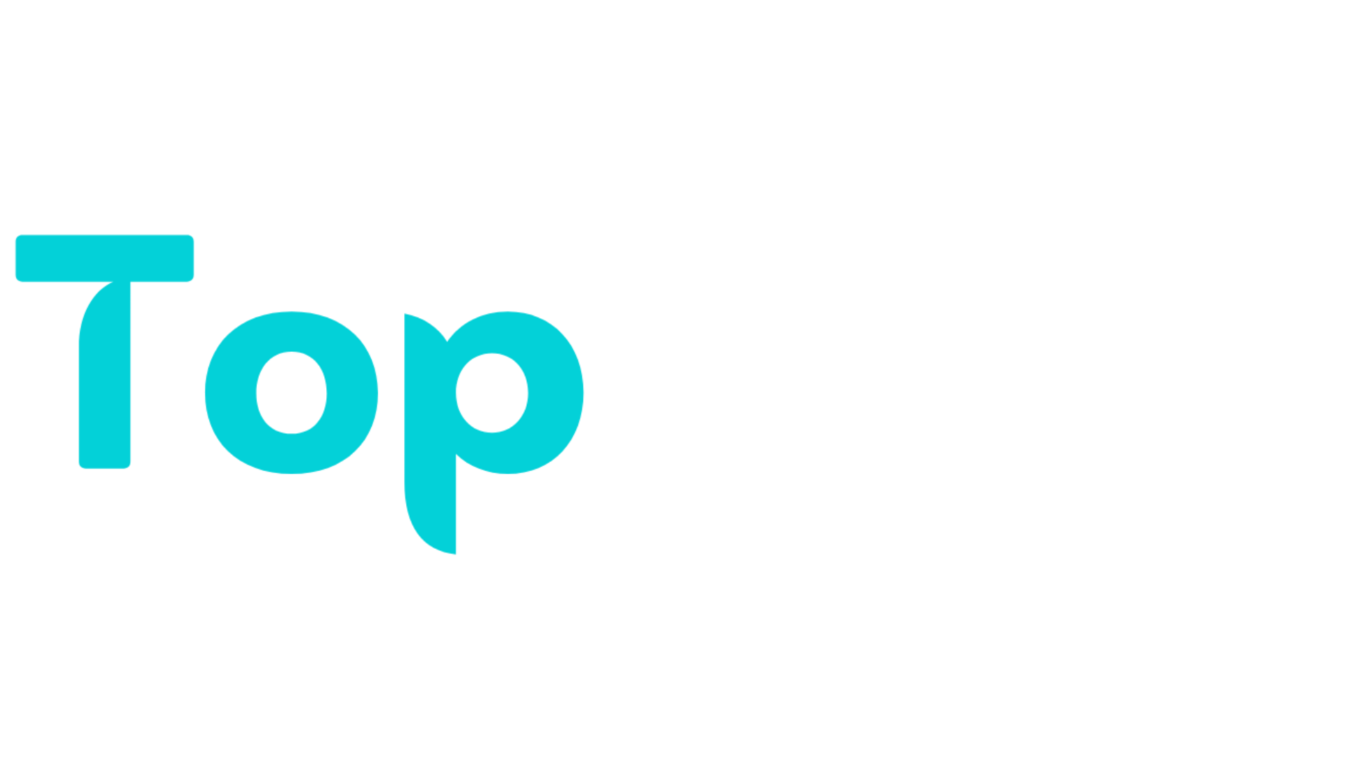 Logo de "TopStaff" con la palabra "Top" en azul y "Staff" en blanco, fondo negro.