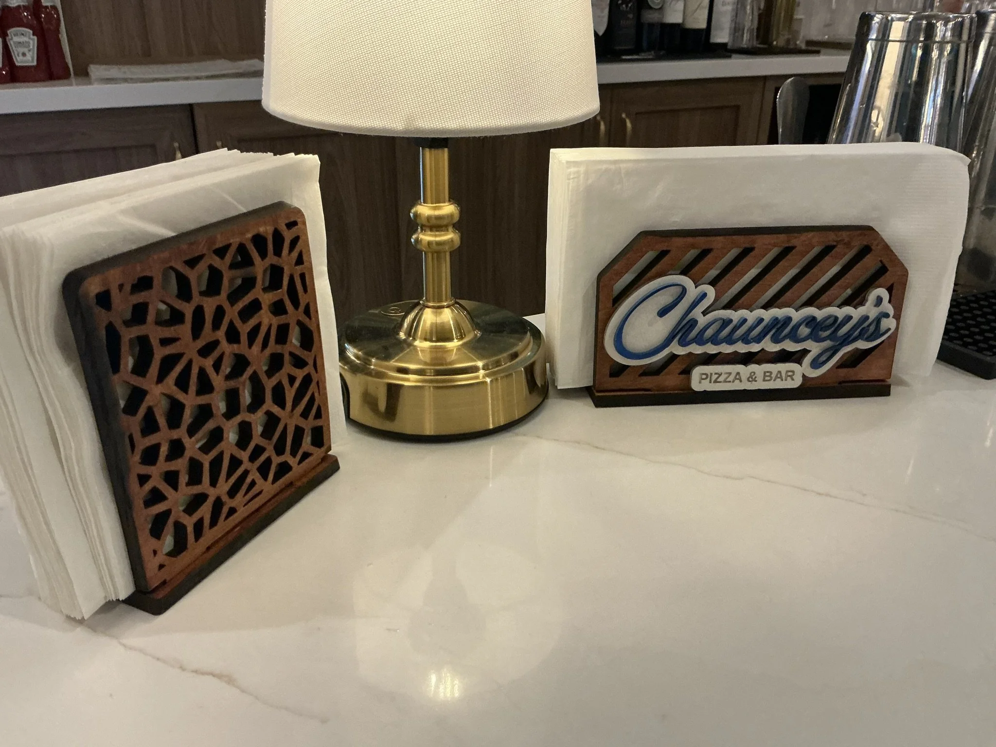 Chauncey's Wood Napkin Holders