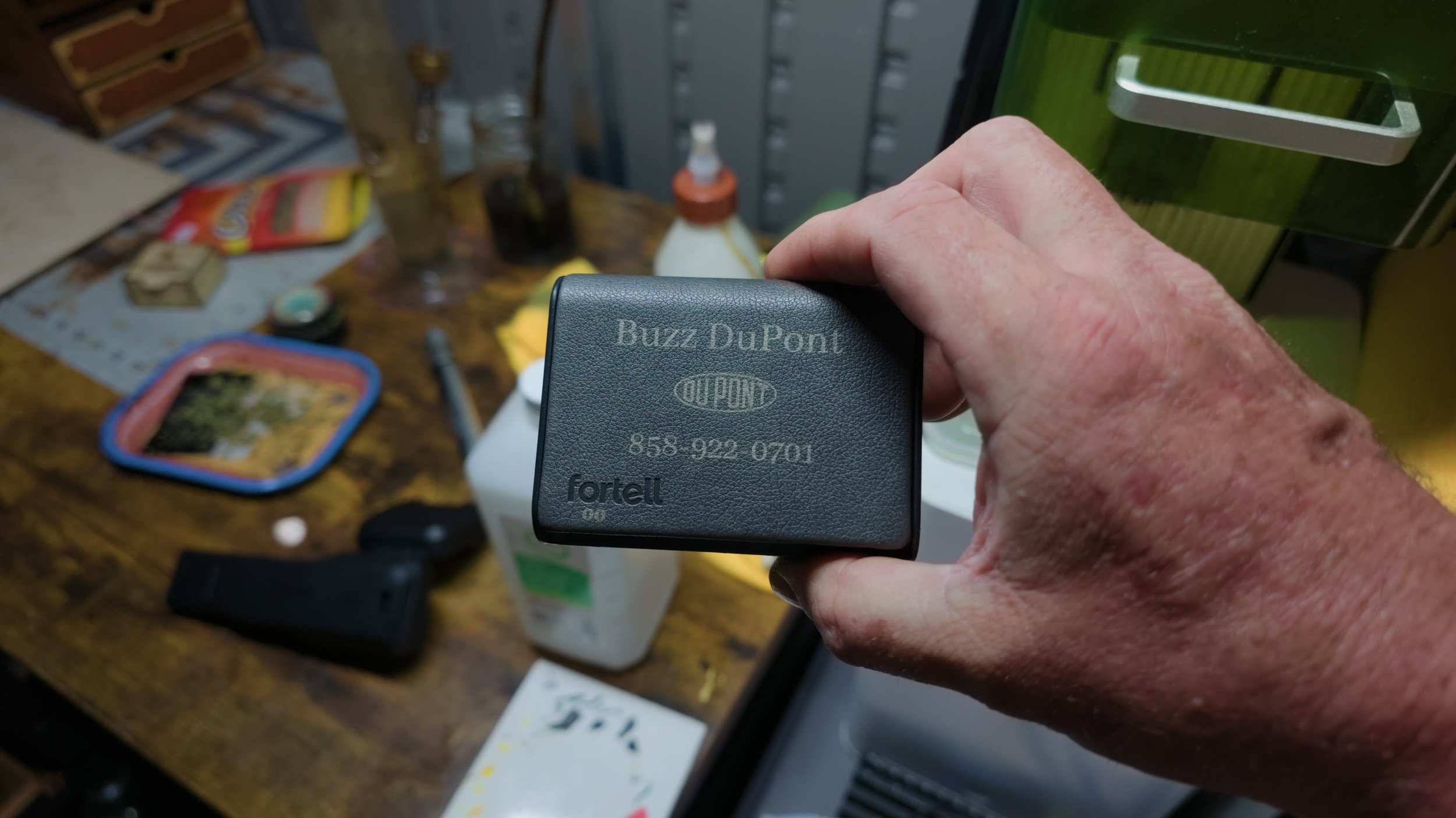 Engraved Power Adapter for Buzz DuPont