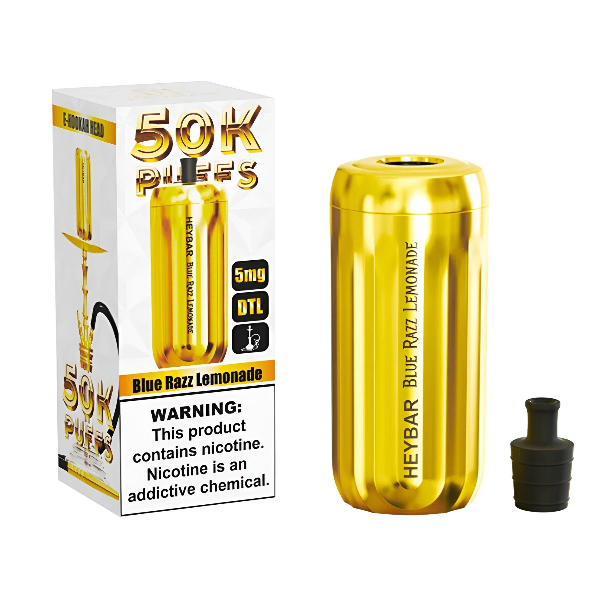 Heybar E-Hookah Vape 50k 6Pk