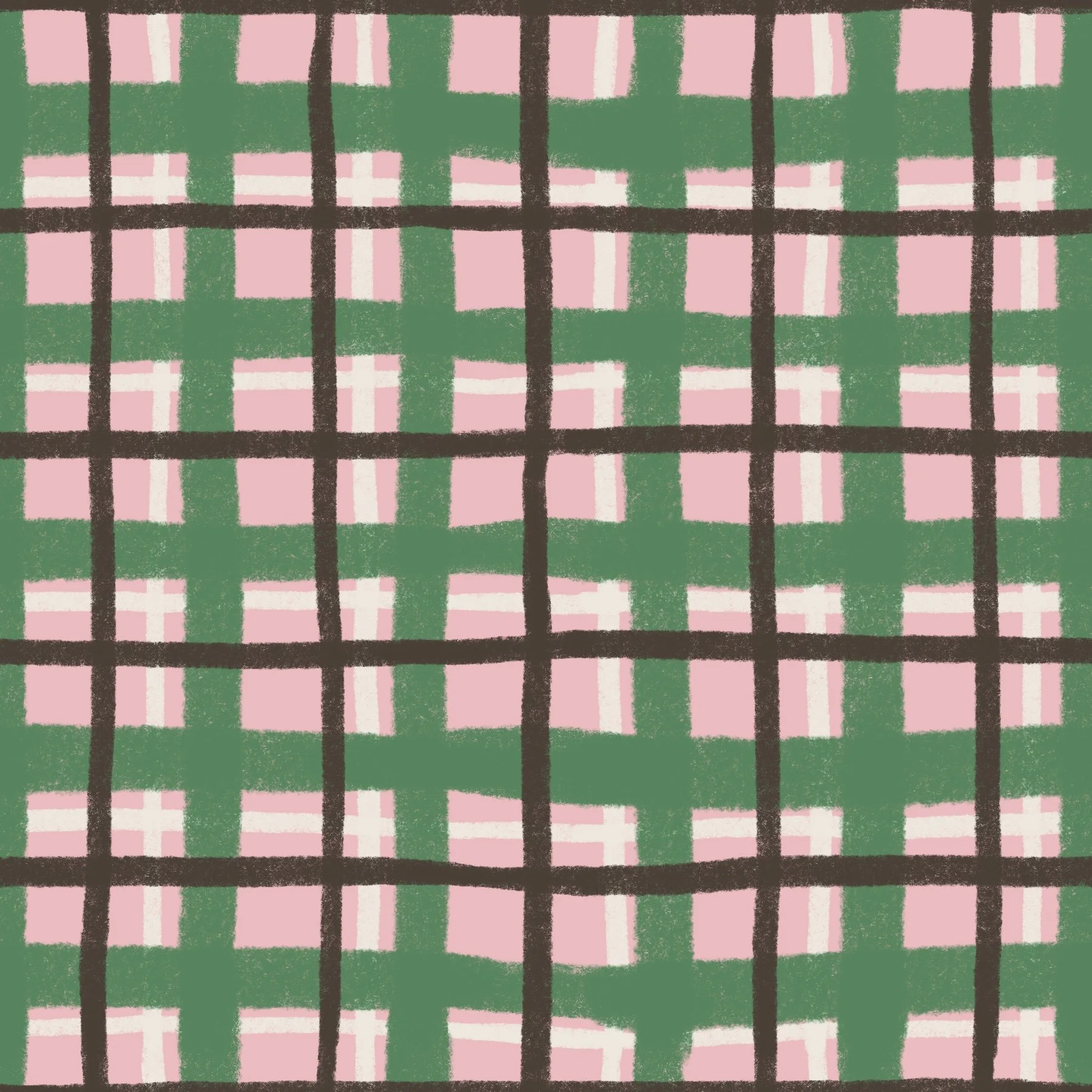 Farm Plaid Green: TH23-A3