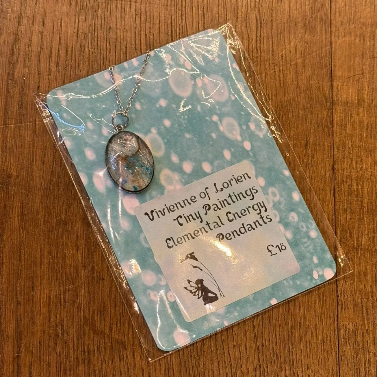 Tiny Paintings Elemental Energy Pendants