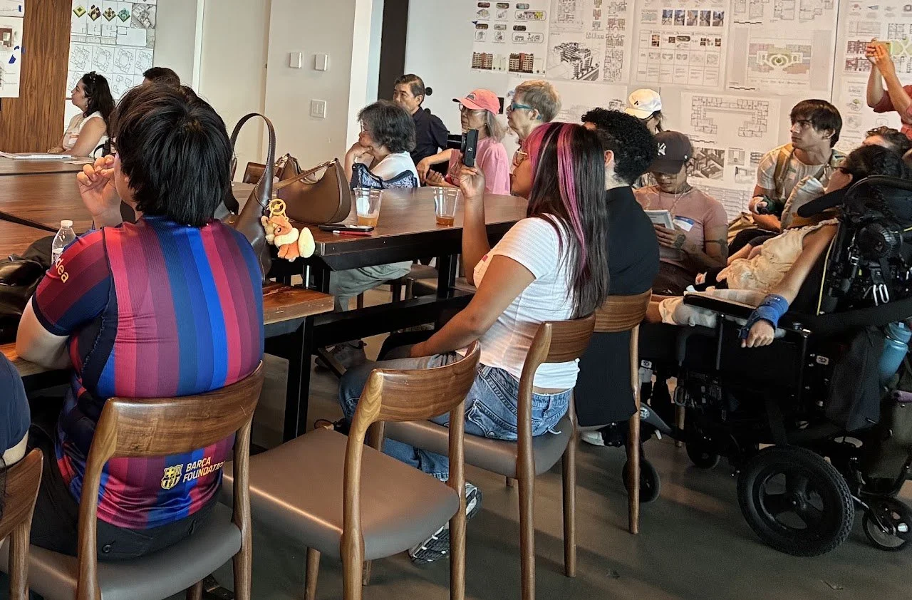 NJIT students present their designs to the CHInyc community.