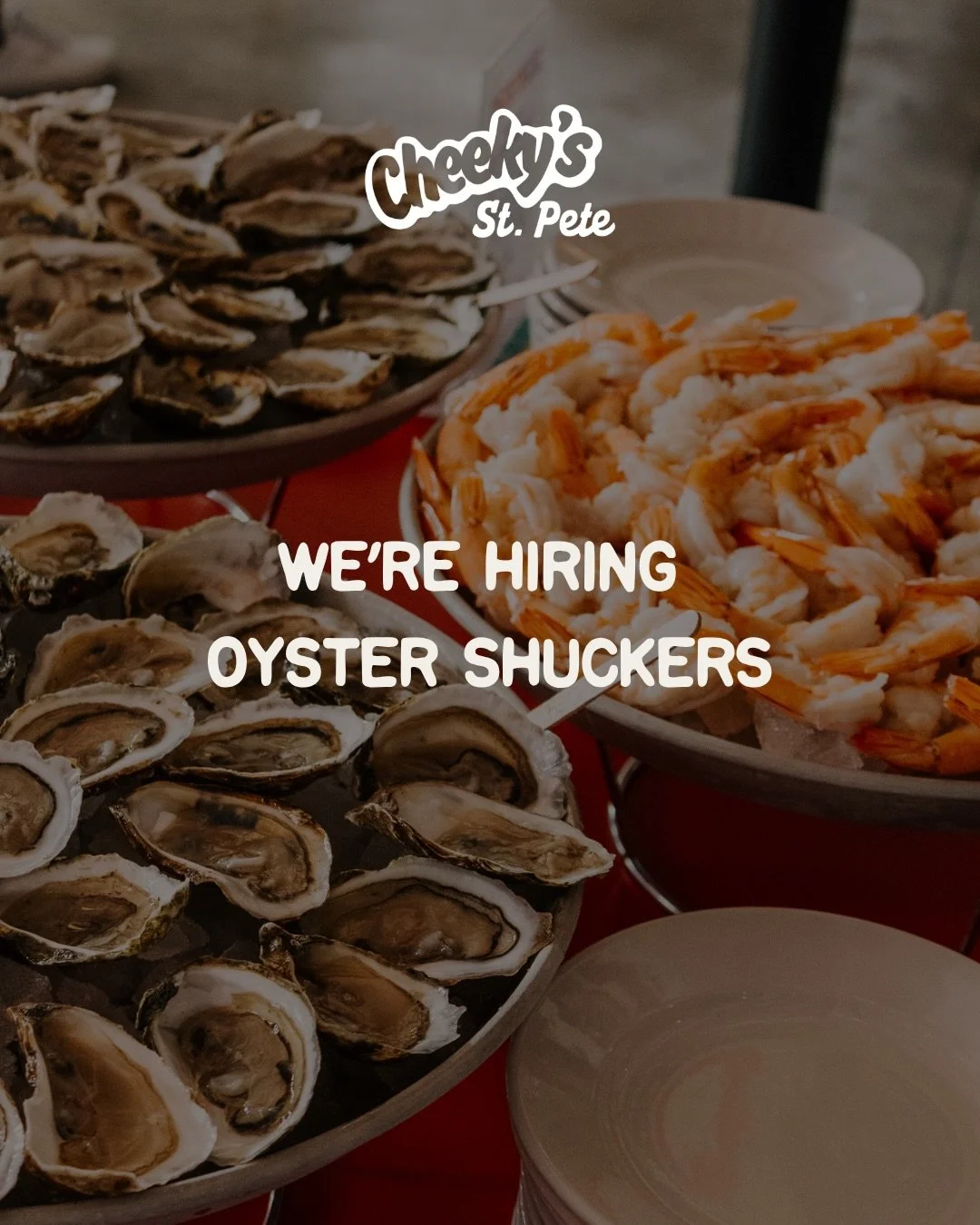 We&rsquo;re hiring at Cheeky&rsquo;s. Let&rsquo;s work together!

Please apply on our website or email your resume and introduce yourself to jobs@cheekys.net.
&nbsp;&nbsp;&nbsp;&nbsp;&bull;&nbsp;&nbsp;&nbsp;&nbsp;Servers
&nbsp;&nbsp;&nbsp;&nbsp;&bull