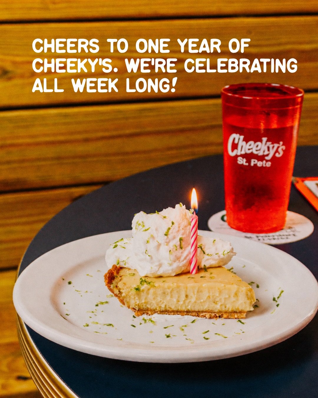 One year of Cheeky&rsquo;s. Still riding the high tide &amp; celebrating all week 🌊

🐟Monday 5/4 is Industry Night
50% off food for our friends in the business now every Monday. Bring a pay stub, a business card or just that look in your eyes (we k