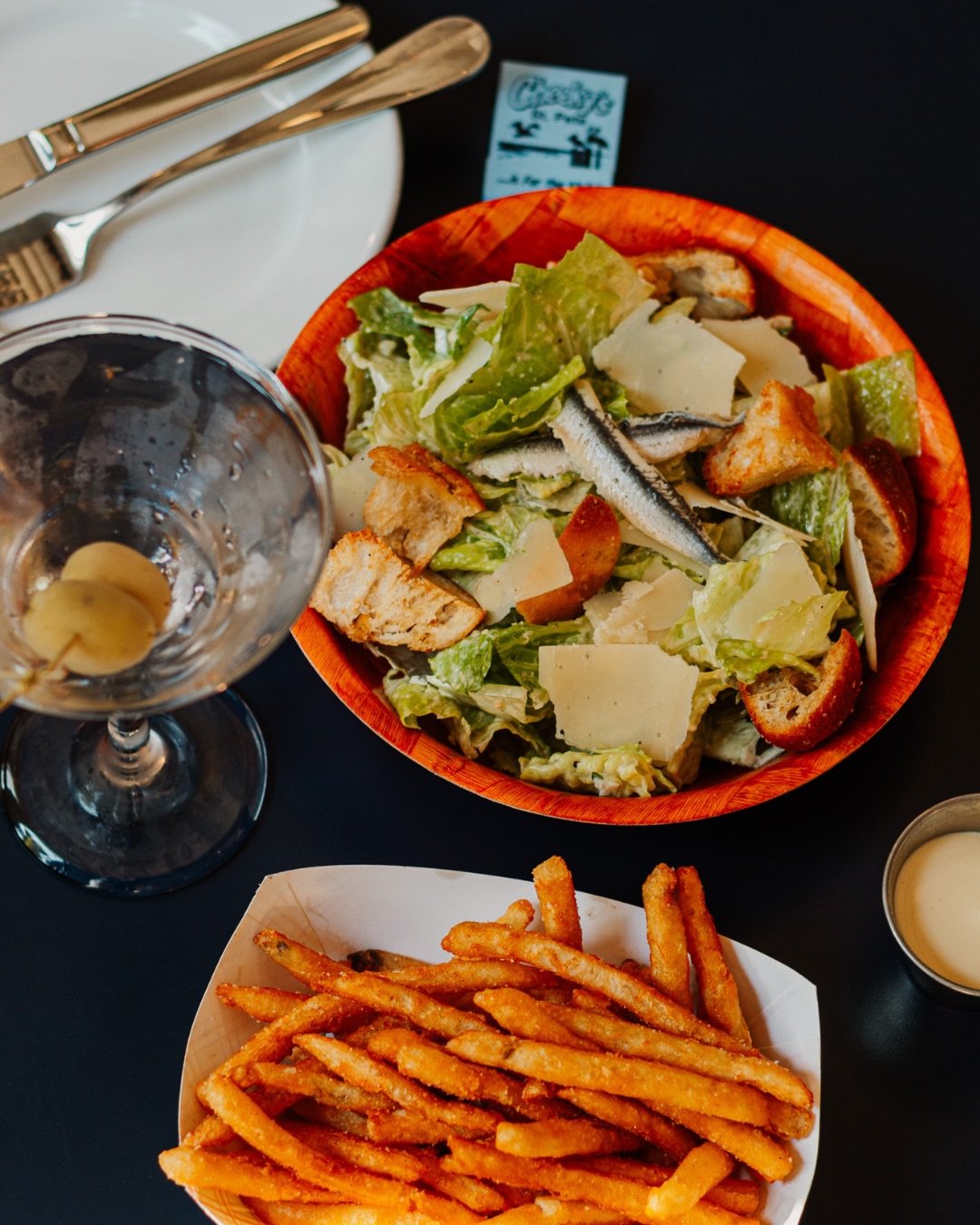 @tampabaytimes just named our Caesar as one of the best in town.

They also shouted out our Dirty Dinner Deal: a Caesar, any martini and fries with garlic mayo. All day, every day for $28 🍸

&ldquo;Classic and simple. Crispy romaine, shaggy croutons