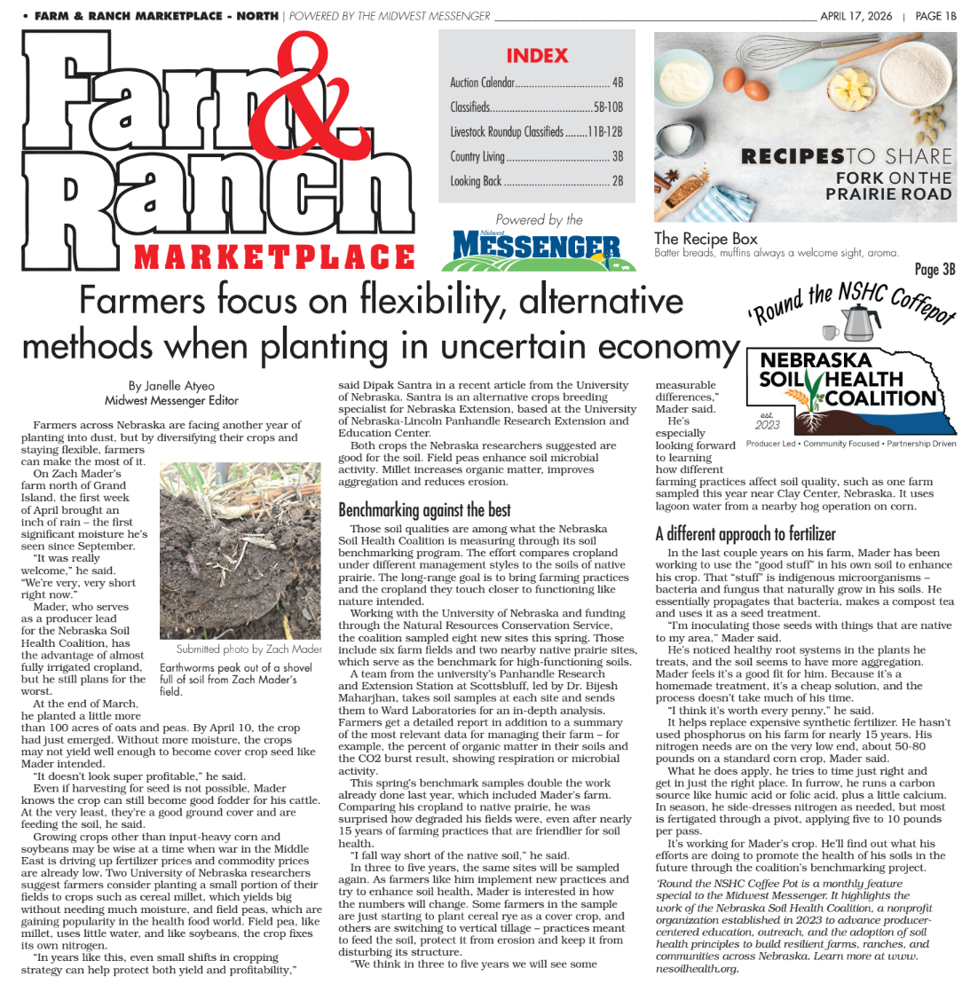 Farmers focus on flexibility, alternative methods when planting in uncertain economy