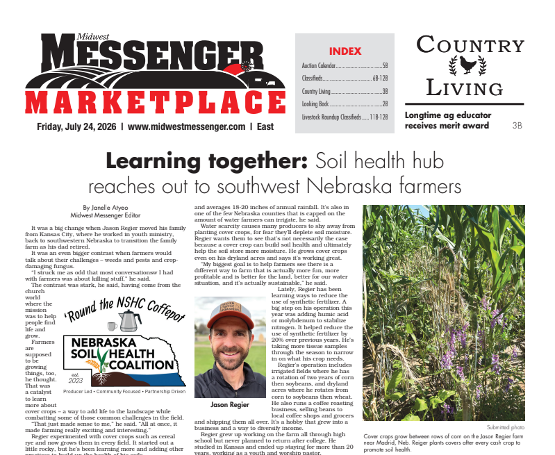 Learning together: Soil health hub reaches out to southwest Nebraska farmers