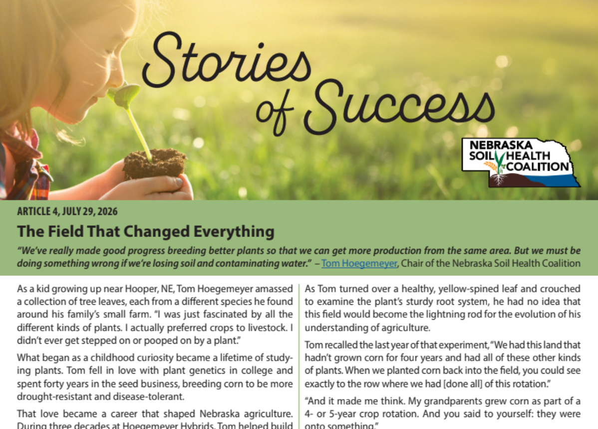 The Field That Changed Everything -  a conversation with Tom Hoegemeyer